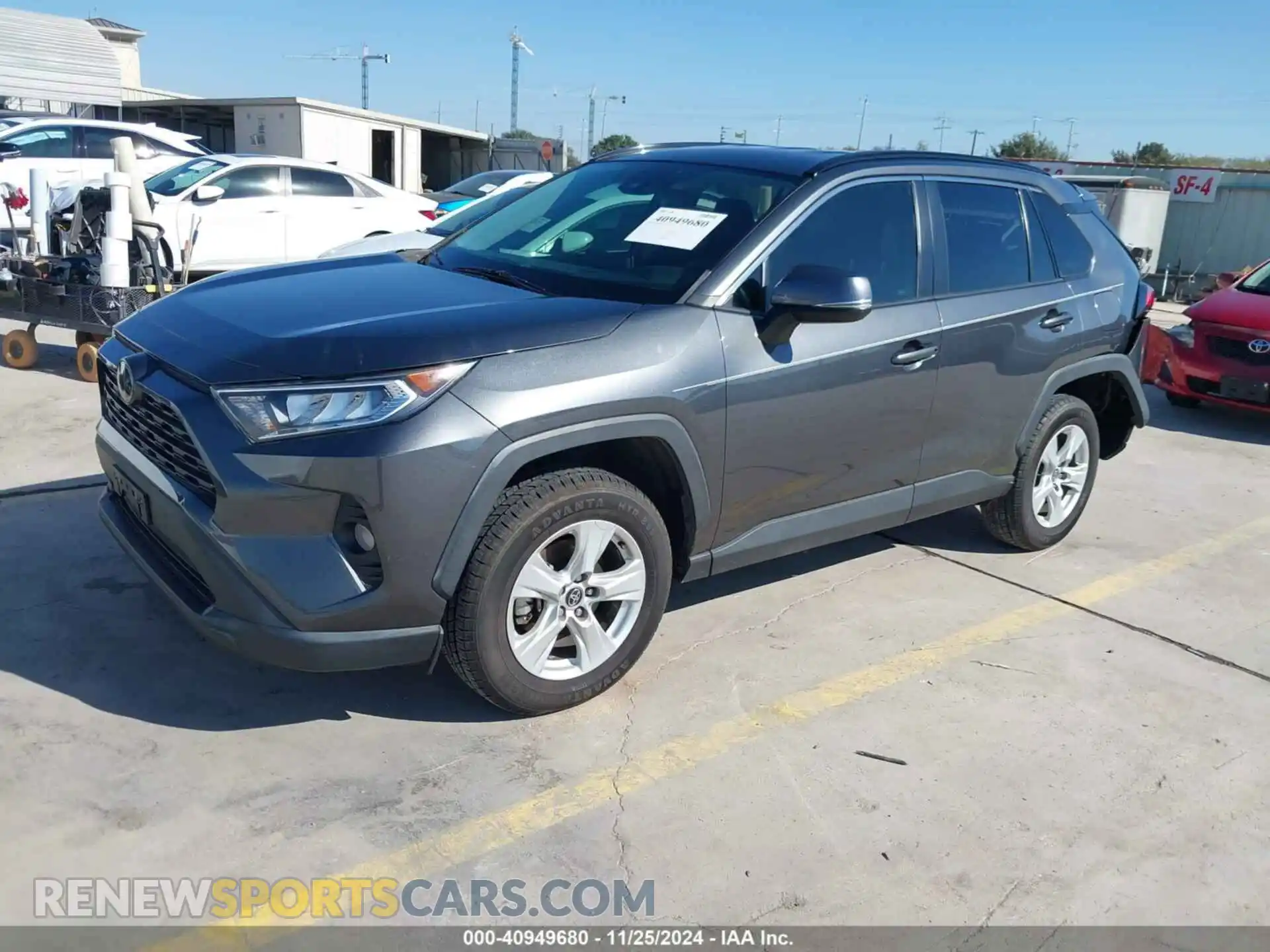 2 fotografías del automóvil dañado 2T3W1RFV0LC064703 TOYOTA RAV4 2020