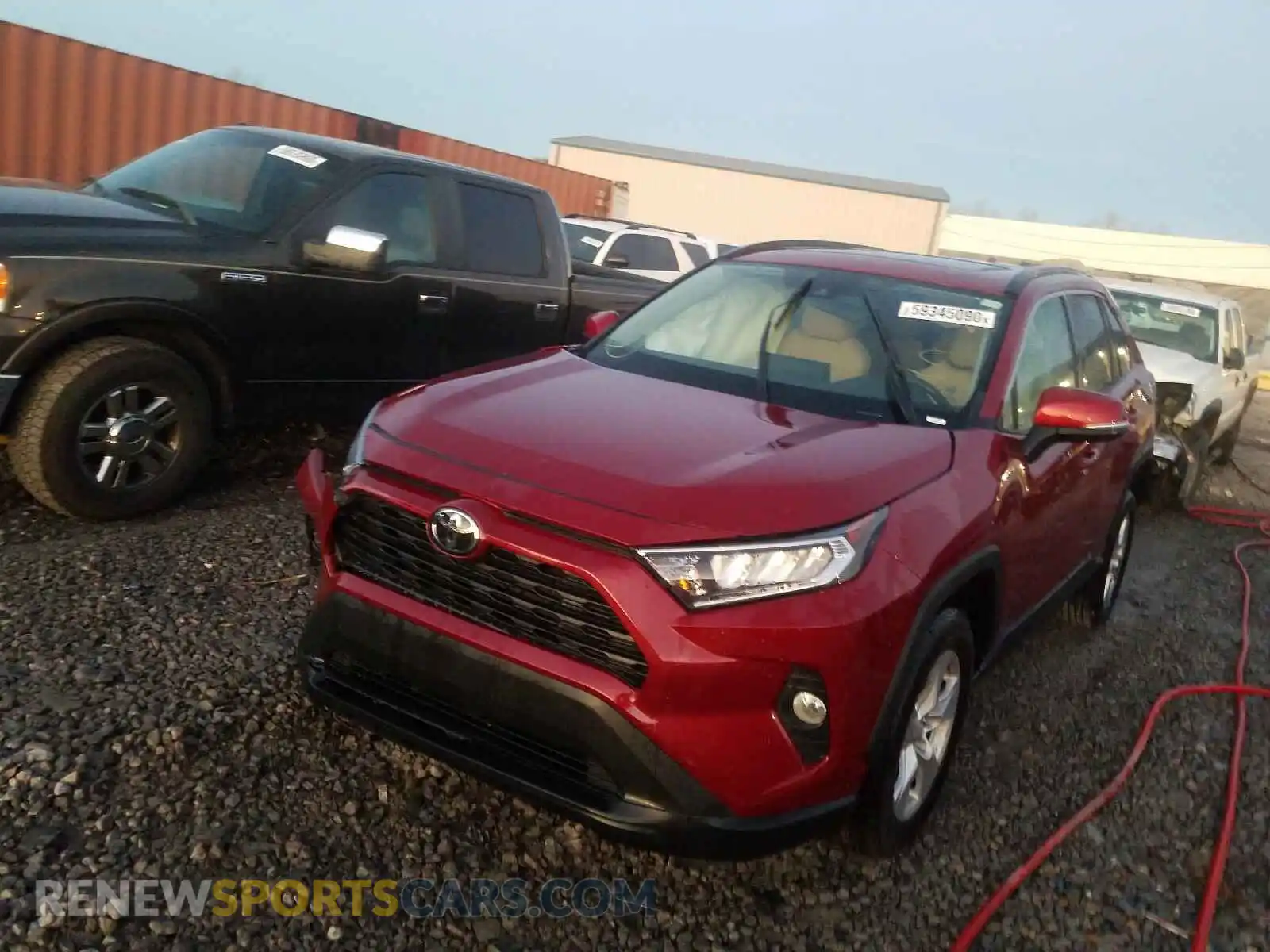 2 Photograph of a damaged car 2T3W1RFV0LC071327 TOYOTA RAV4 2020