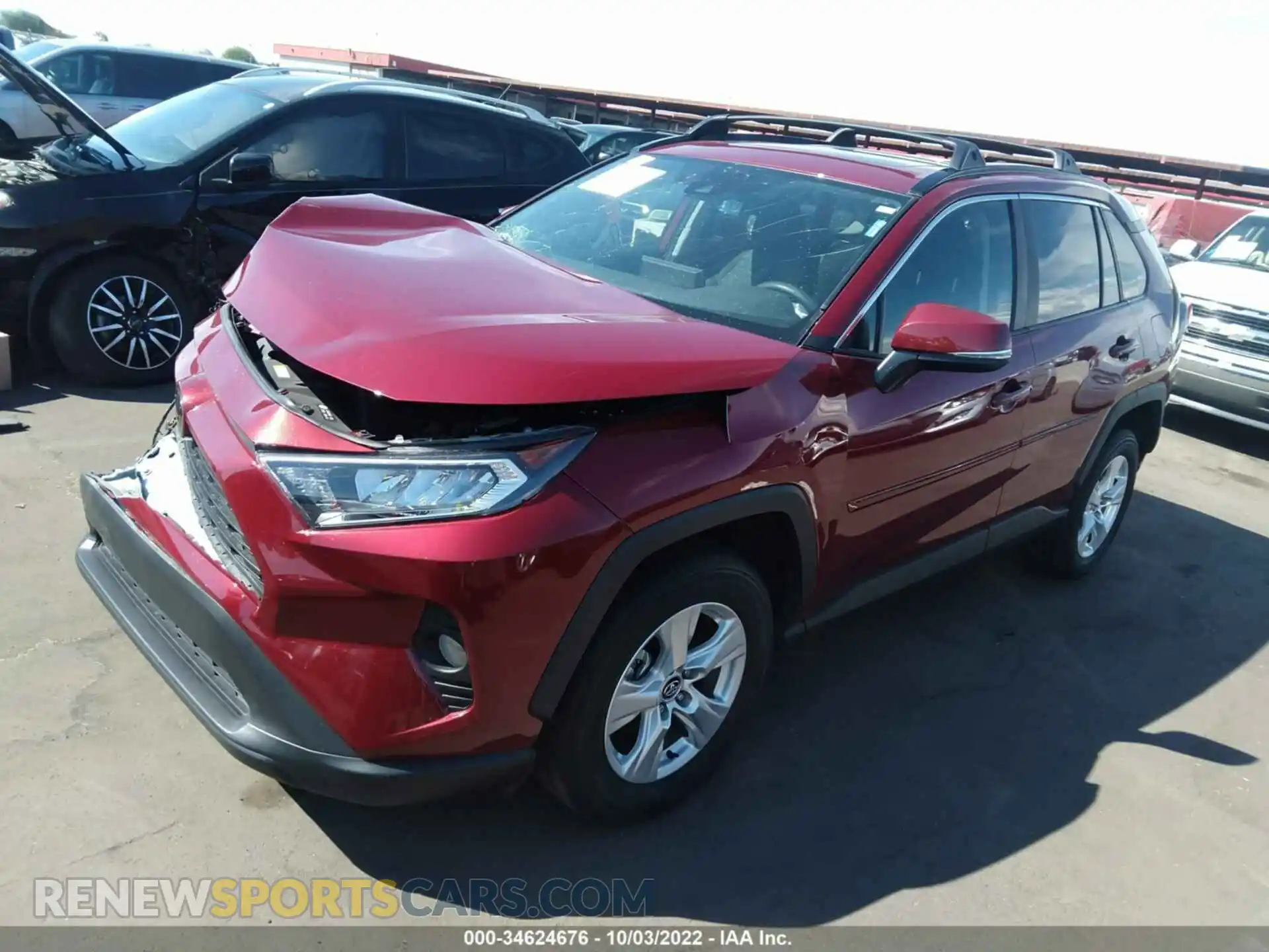 2 Photograph of a damaged car 2T3W1RFV0LC082649 TOYOTA RAV4 2020