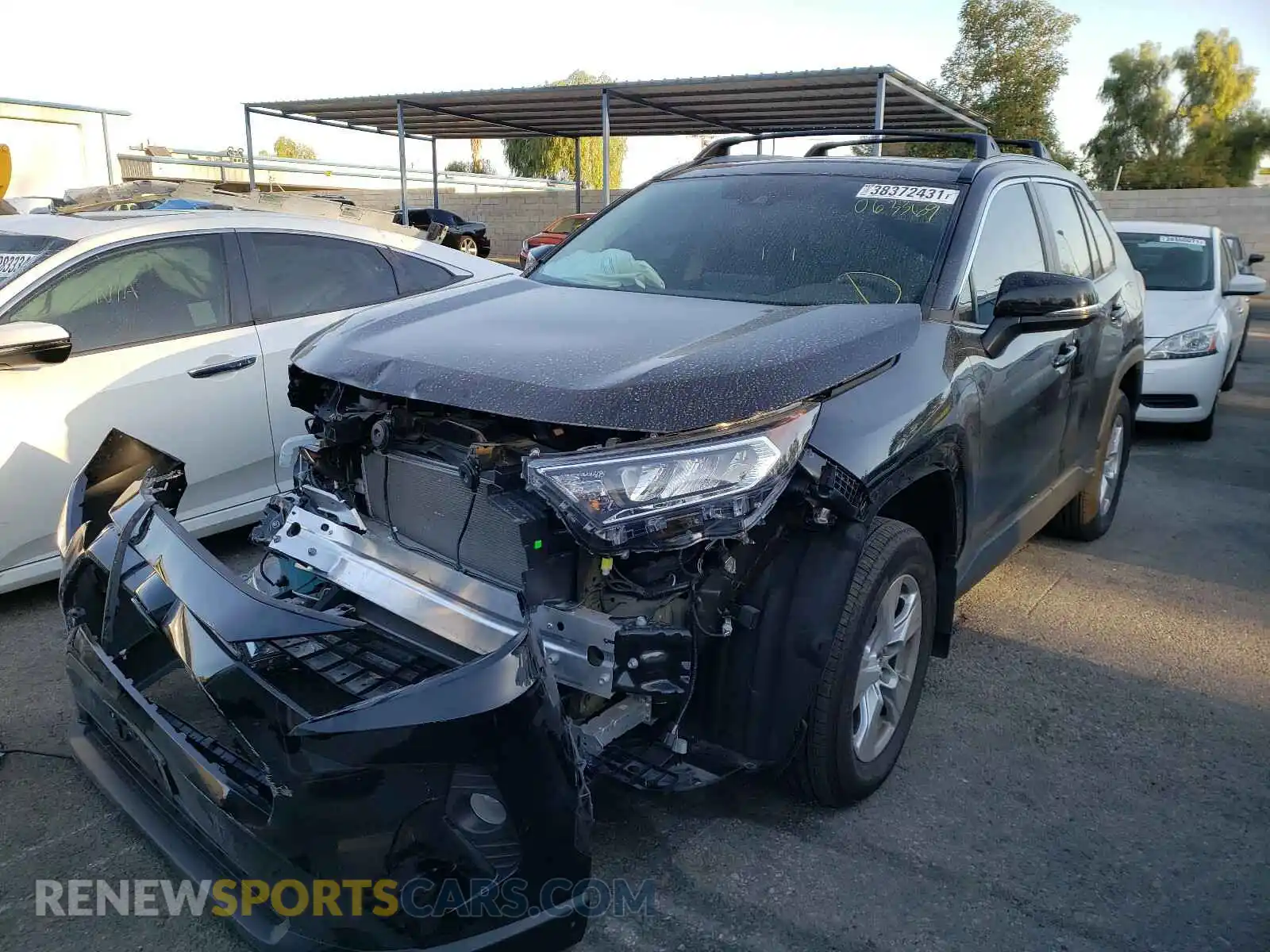 2 Photograph of a damaged car 2T3W1RFV0LW063369 TOYOTA RAV4 2020