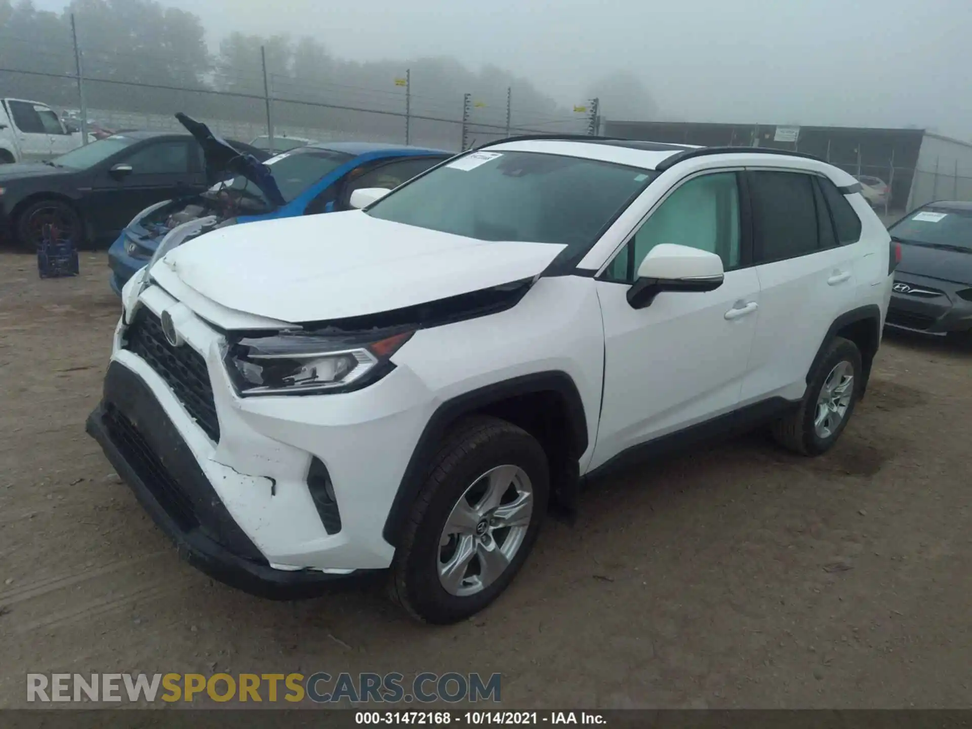 2 Photograph of a damaged car 2T3W1RFV0LW070192 TOYOTA RAV4 2020