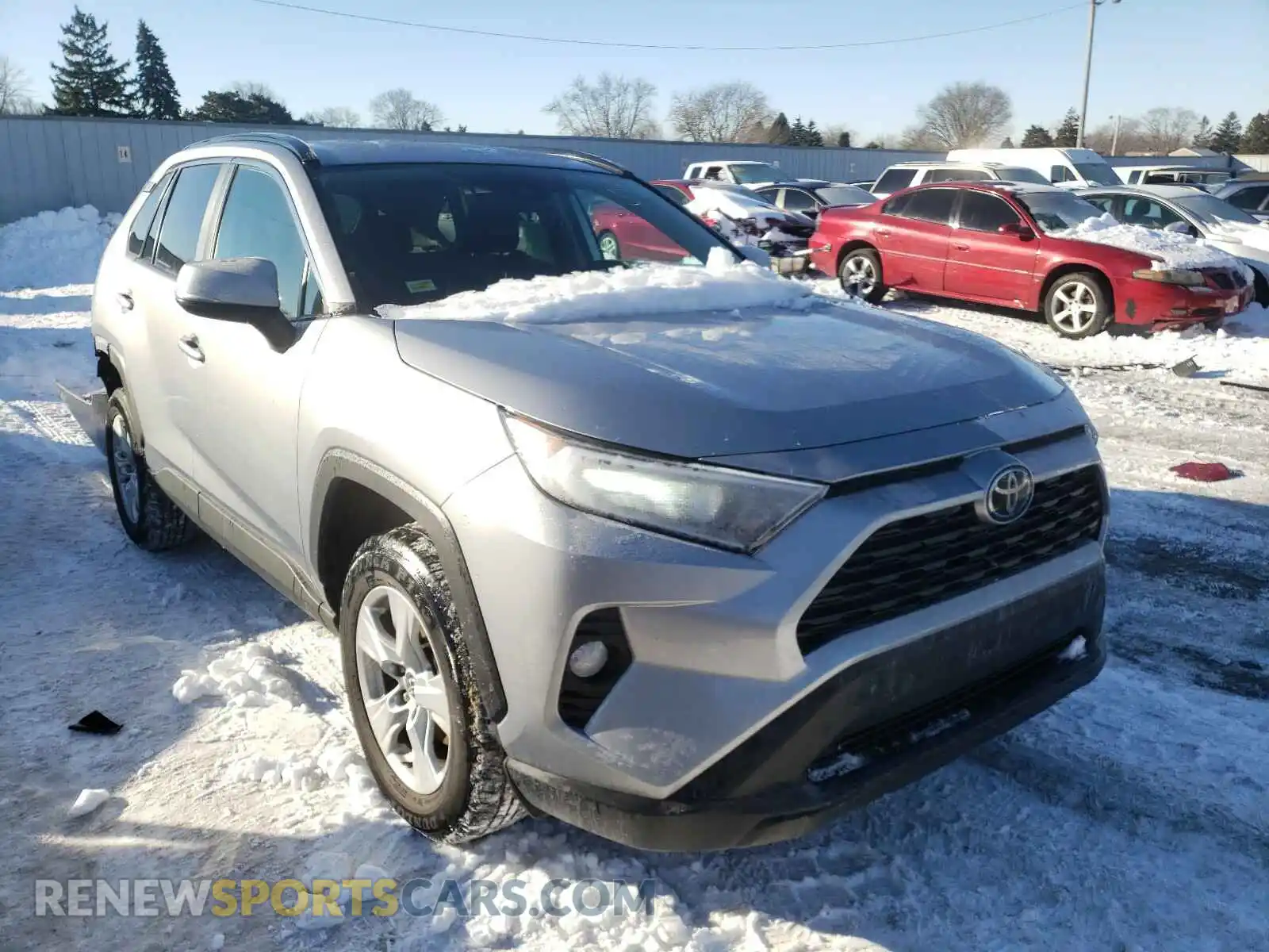 1 Photograph of a damaged car 2T3W1RFV1LC045805 TOYOTA RAV4 2020