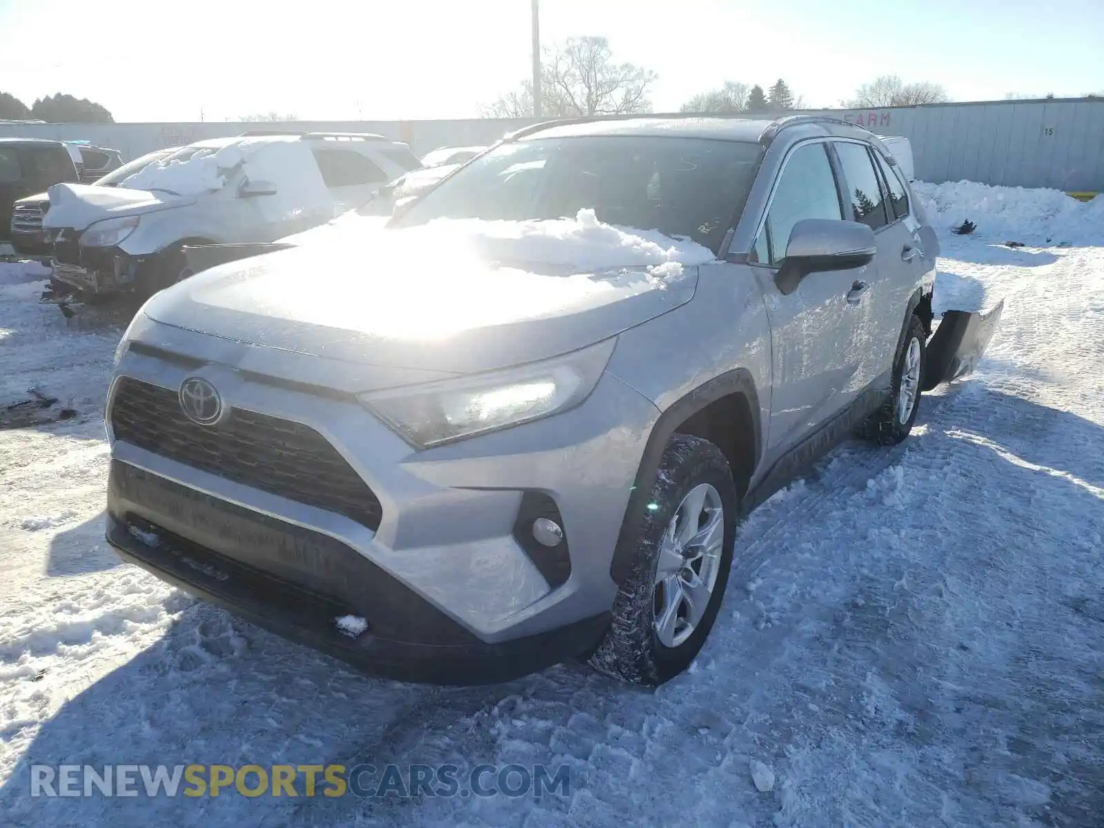 2 Photograph of a damaged car 2T3W1RFV1LC045805 TOYOTA RAV4 2020