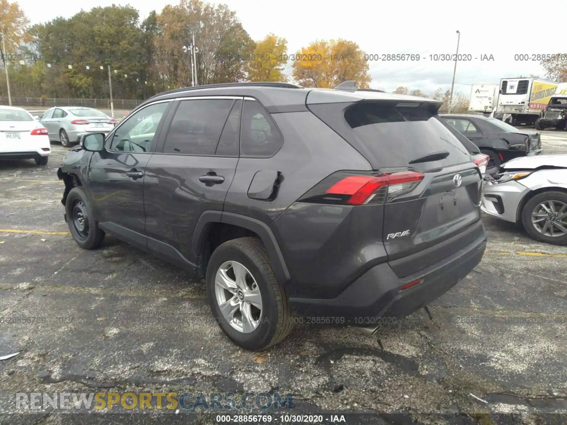 3 Photograph of a damaged car 2T3W1RFV1LC056898 TOYOTA RAV4 2020