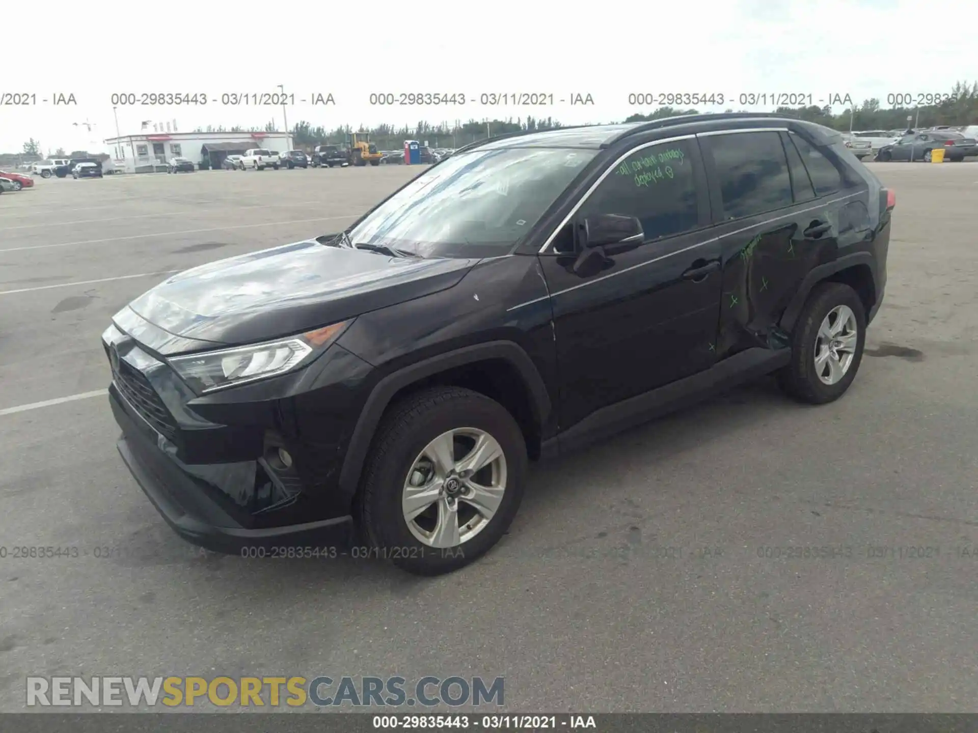 2 Photograph of a damaged car 2T3W1RFV1LC085687 TOYOTA RAV4 2020