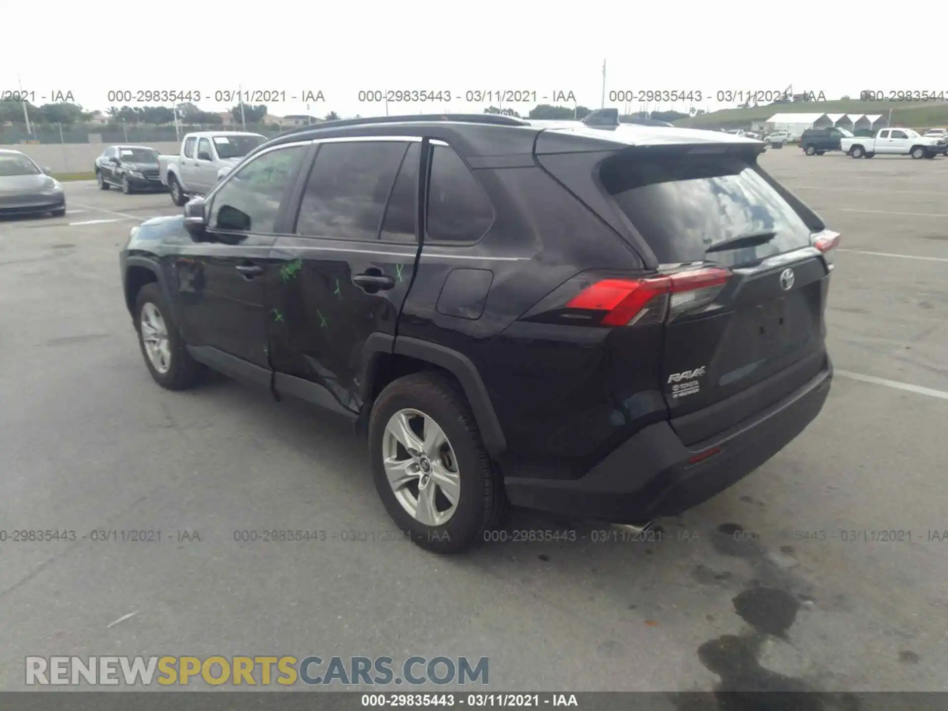 3 Photograph of a damaged car 2T3W1RFV1LC085687 TOYOTA RAV4 2020