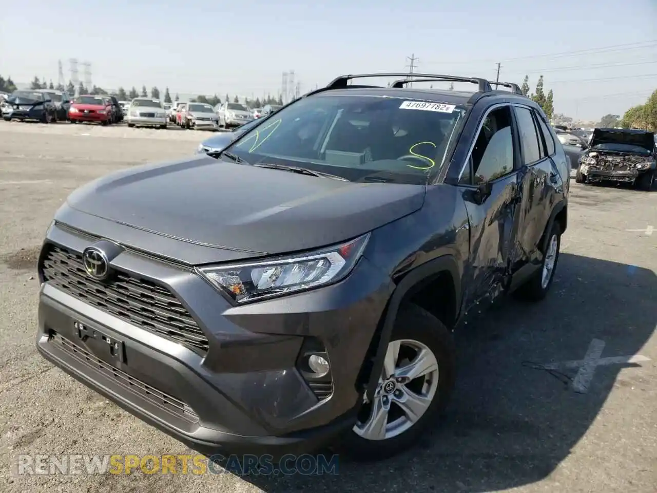 2 Photograph of a damaged car 2T3W1RFV1LC085754 TOYOTA RAV4 2020