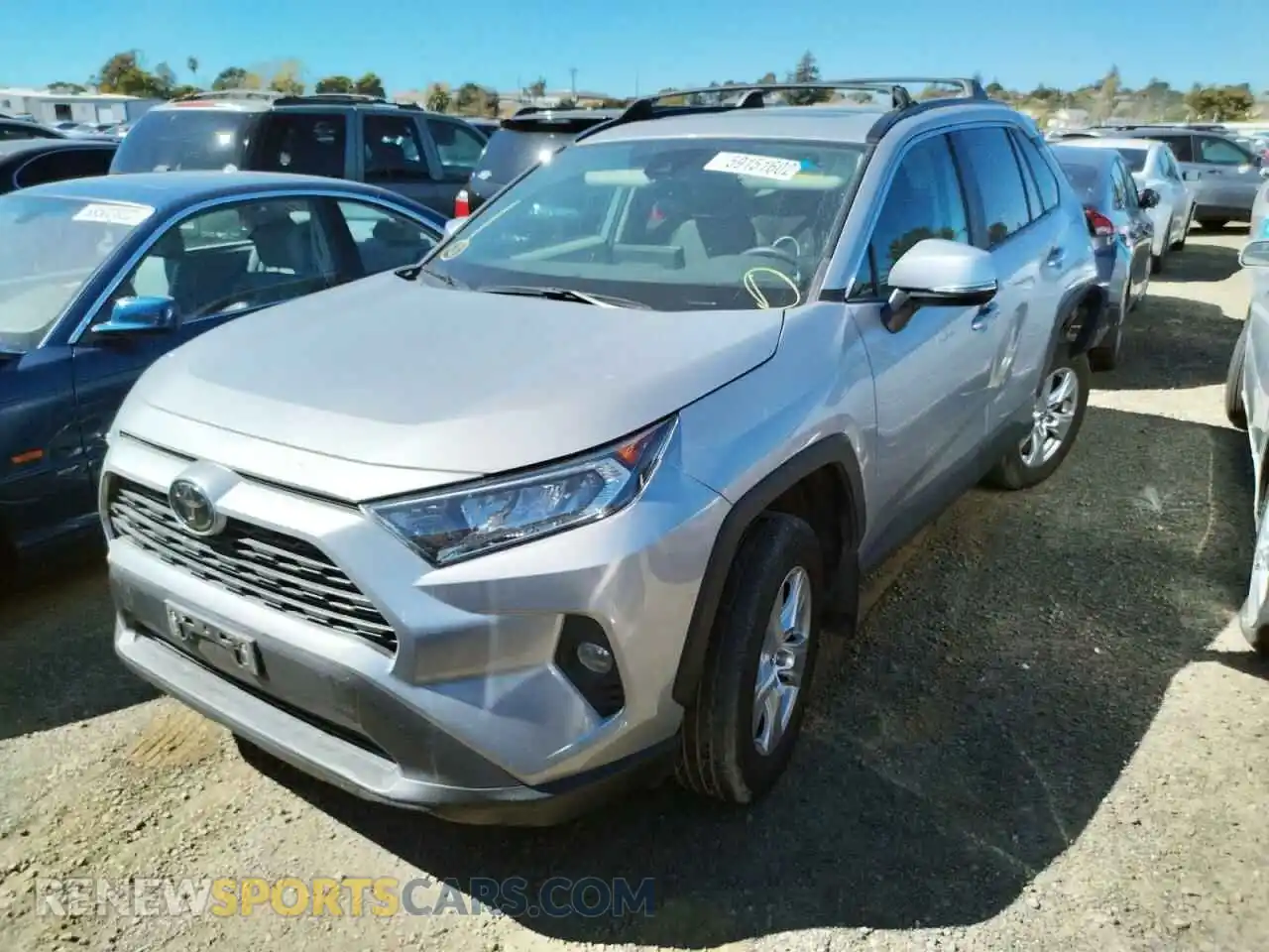 2 Photograph of a damaged car 2T3W1RFV2LW082716 TOYOTA RAV4 2020