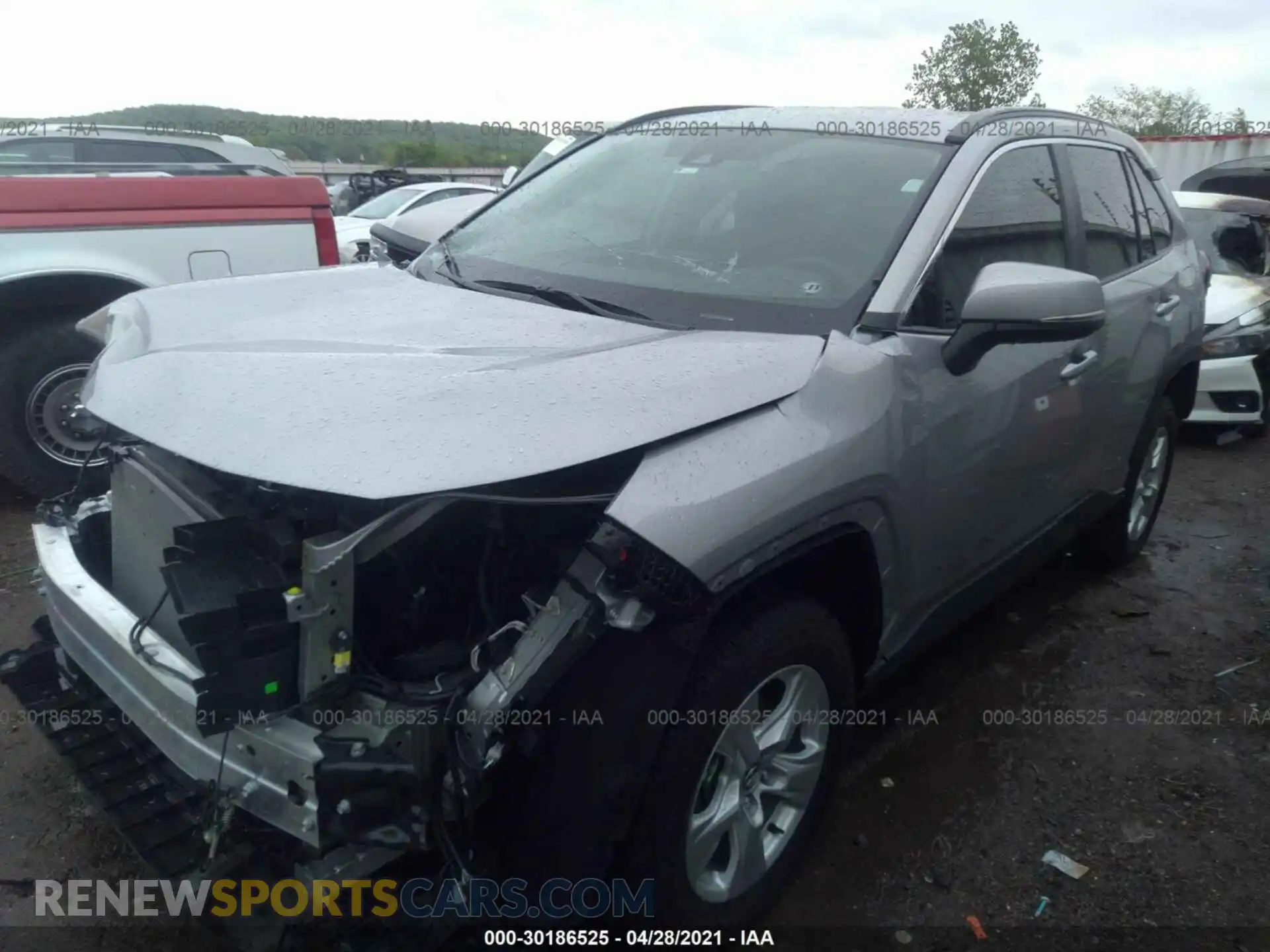2 Photograph of a damaged car 2T3W1RFV2LW088256 TOYOTA RAV4 2020