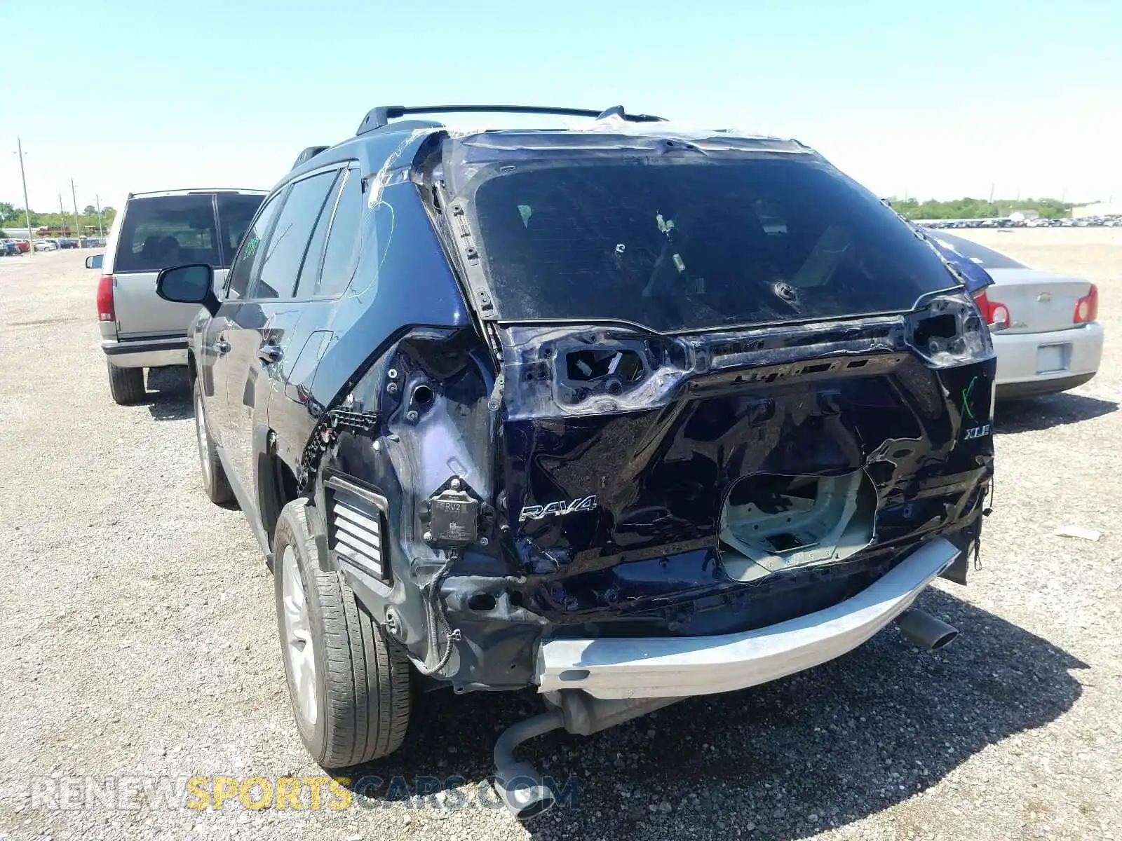 3 fotografías del automóvil dañado 2T3W1RFV3LC049371 TOYOTA RAV4 2020
