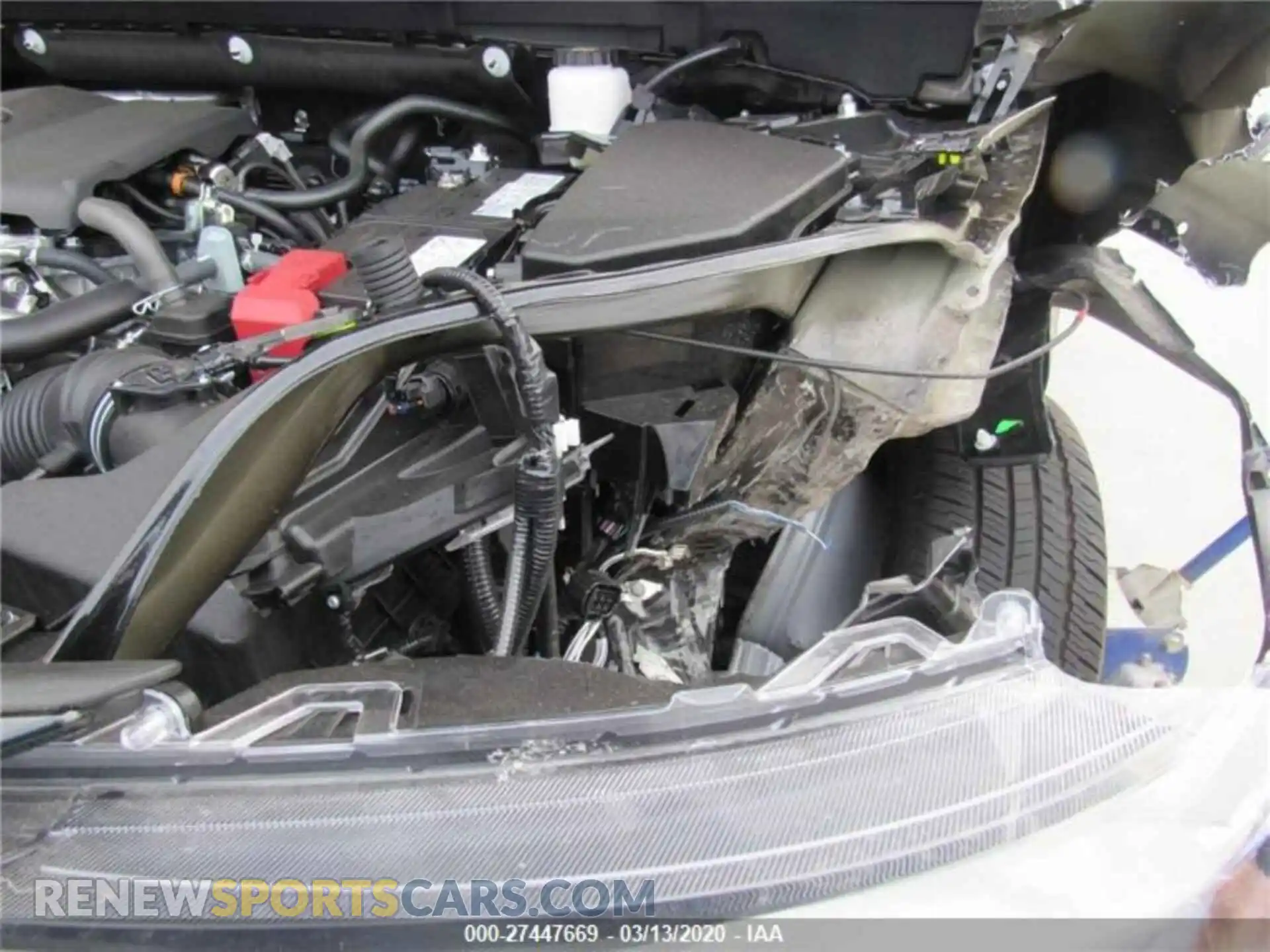 1 Photograph of a damaged car 2T3W1RFV3LC054523 TOYOTA RAV4 2020
