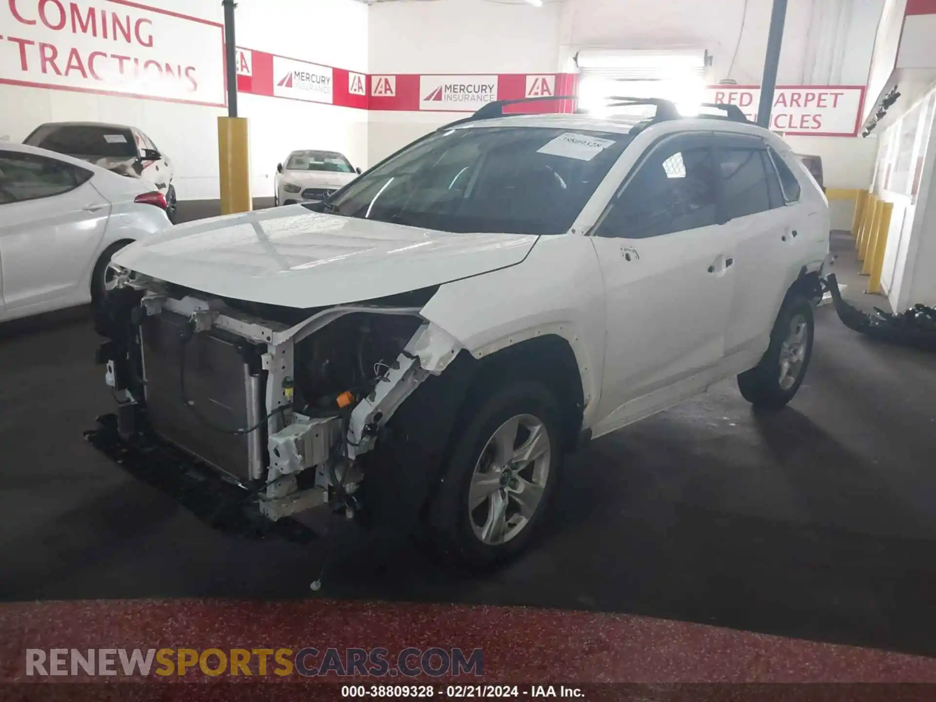 2 Photograph of a damaged car 2T3W1RFV3LC059818 TOYOTA RAV4 2020