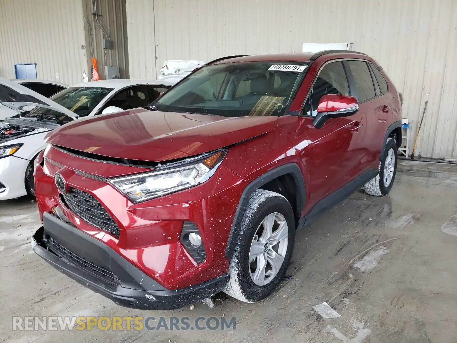 2 Photograph of a damaged car 2T3W1RFV3LW062359 TOYOTA RAV4 2020