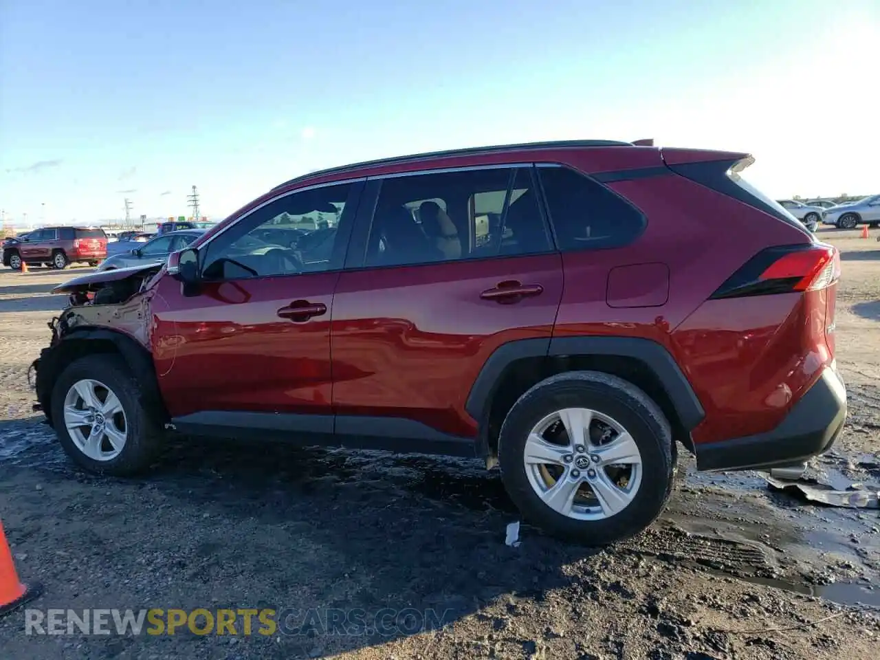 2 fotografías del automóvil dañado 2T3W1RFV3LW076987 TOYOTA RAV4 2020