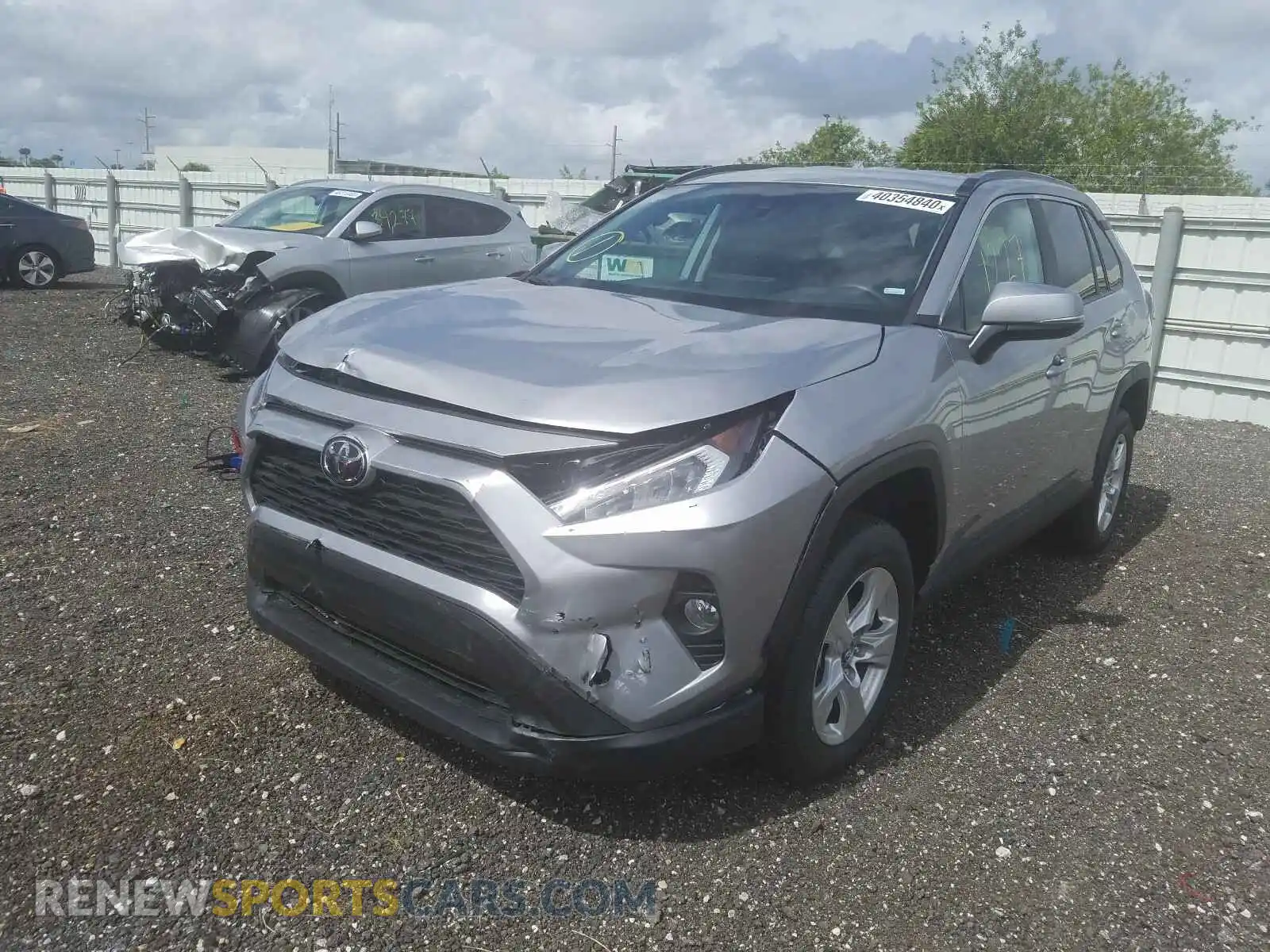 2 Photograph of a damaged car 2T3W1RFV4LC053624 TOYOTA RAV4 2020