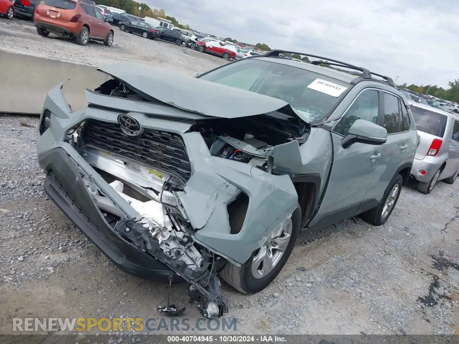 2 Photograph of a damaged car 2T3W1RFV4LC057611 TOYOTA RAV4 2020