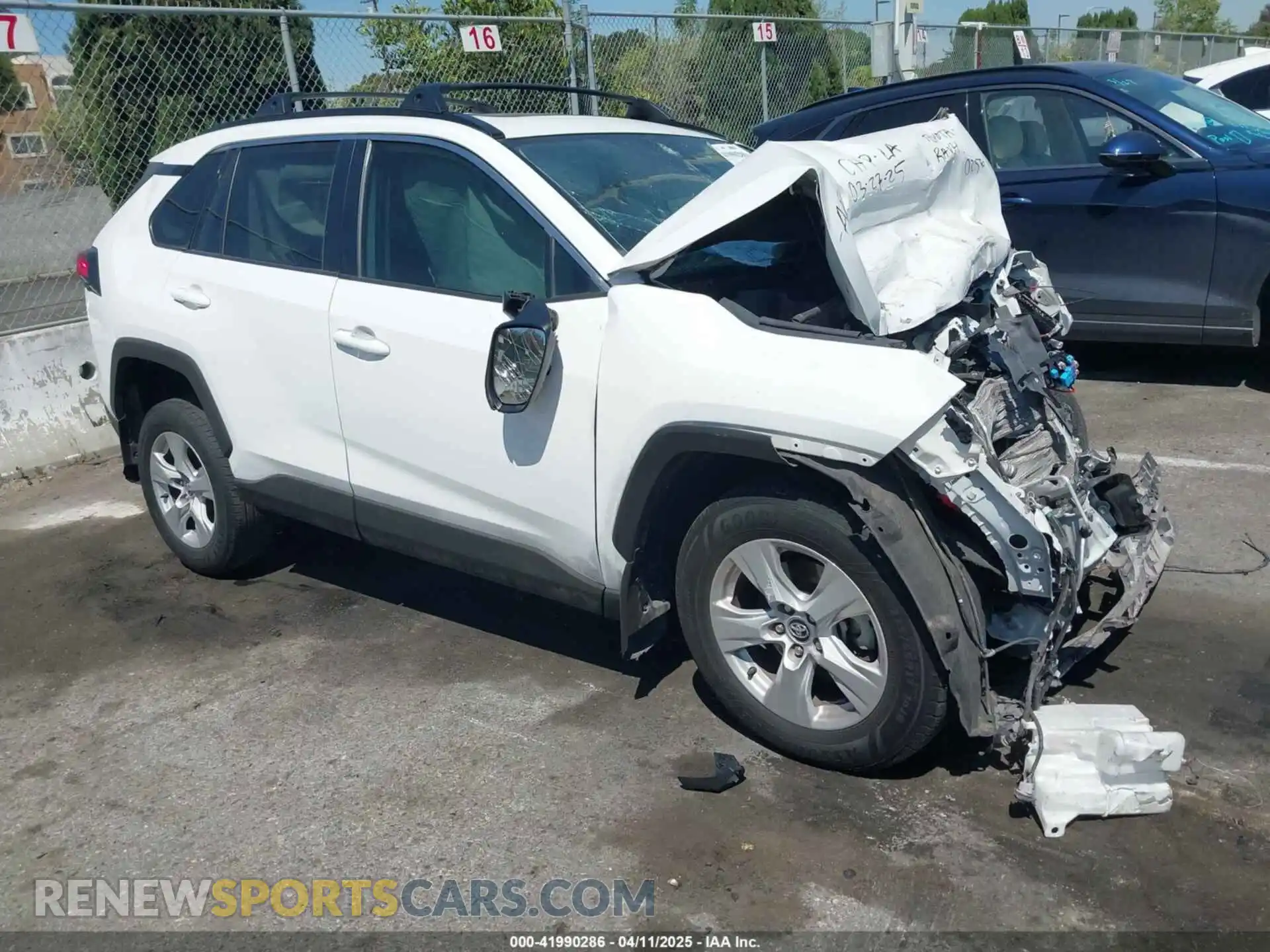 1 Photograph of a damaged car 2T3W1RFV4LC059178 TOYOTA RAV4 2020