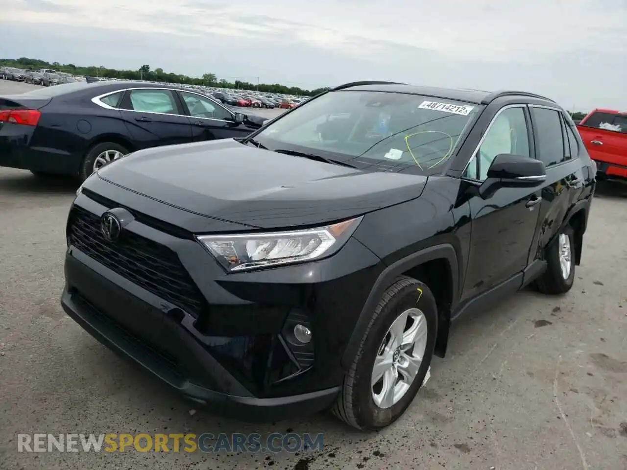 2 Photograph of a damaged car 2T3W1RFV4LC073839 TOYOTA RAV4 2020