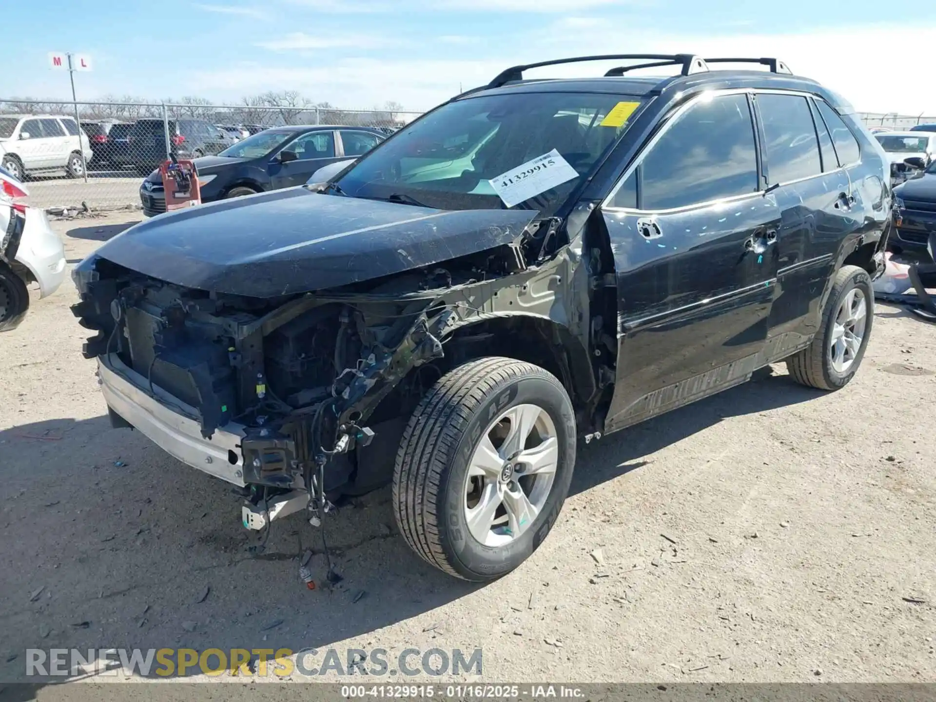 2 Фотография поврежденного автомобиля 2T3W1RFV4LW097055 TOYOTA RAV4 2020