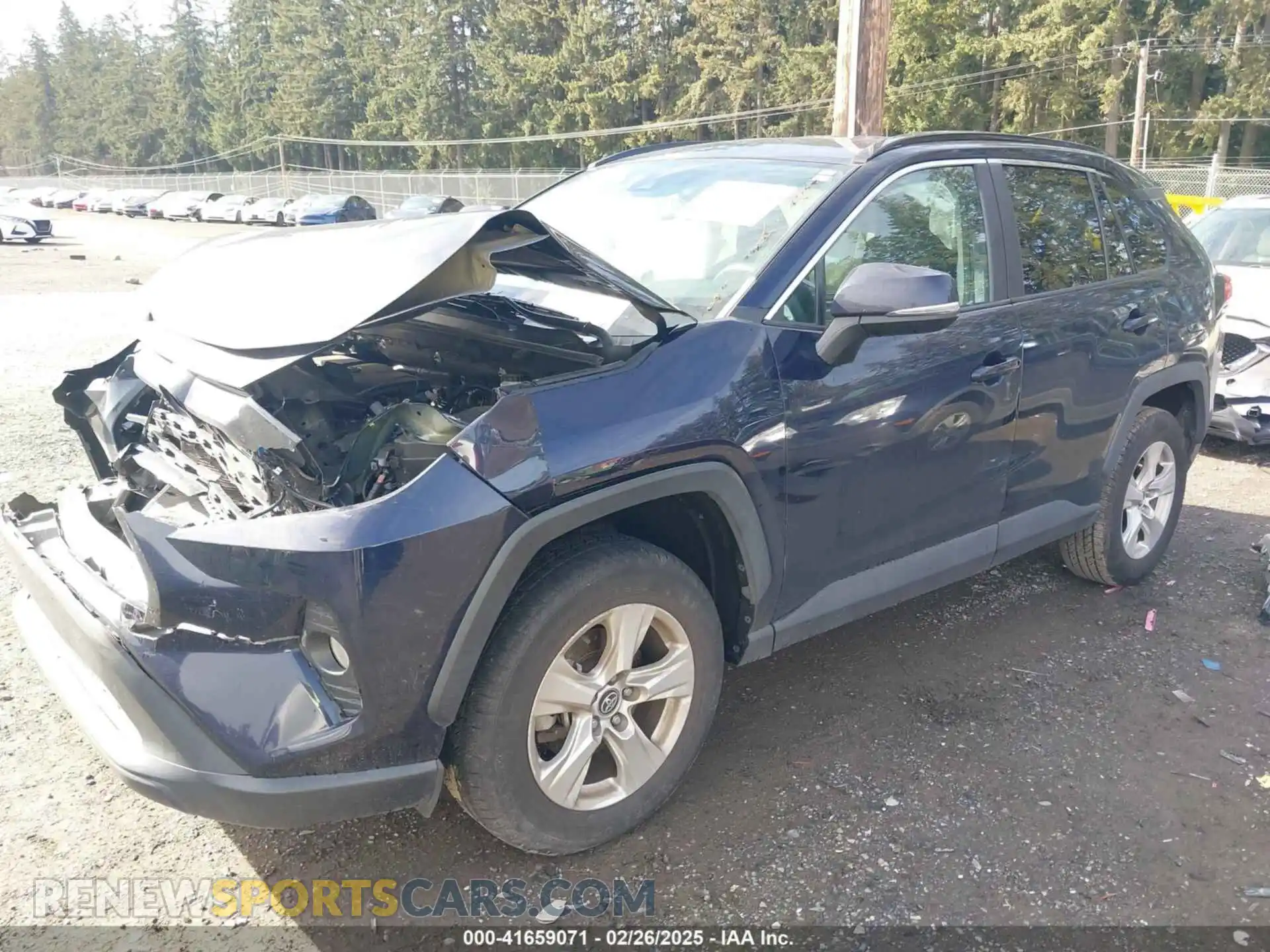 2 Photograph of a damaged car 2T3W1RFV5LC057312 TOYOTA RAV4 2020