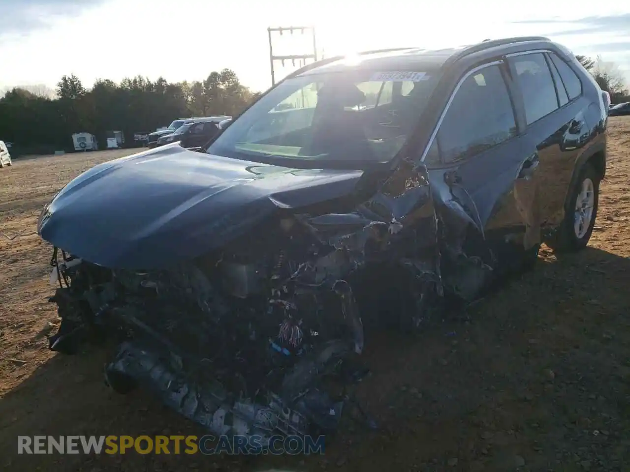2 Photograph of a damaged car 2T3W1RFV5LC059755 TOYOTA RAV4 2020