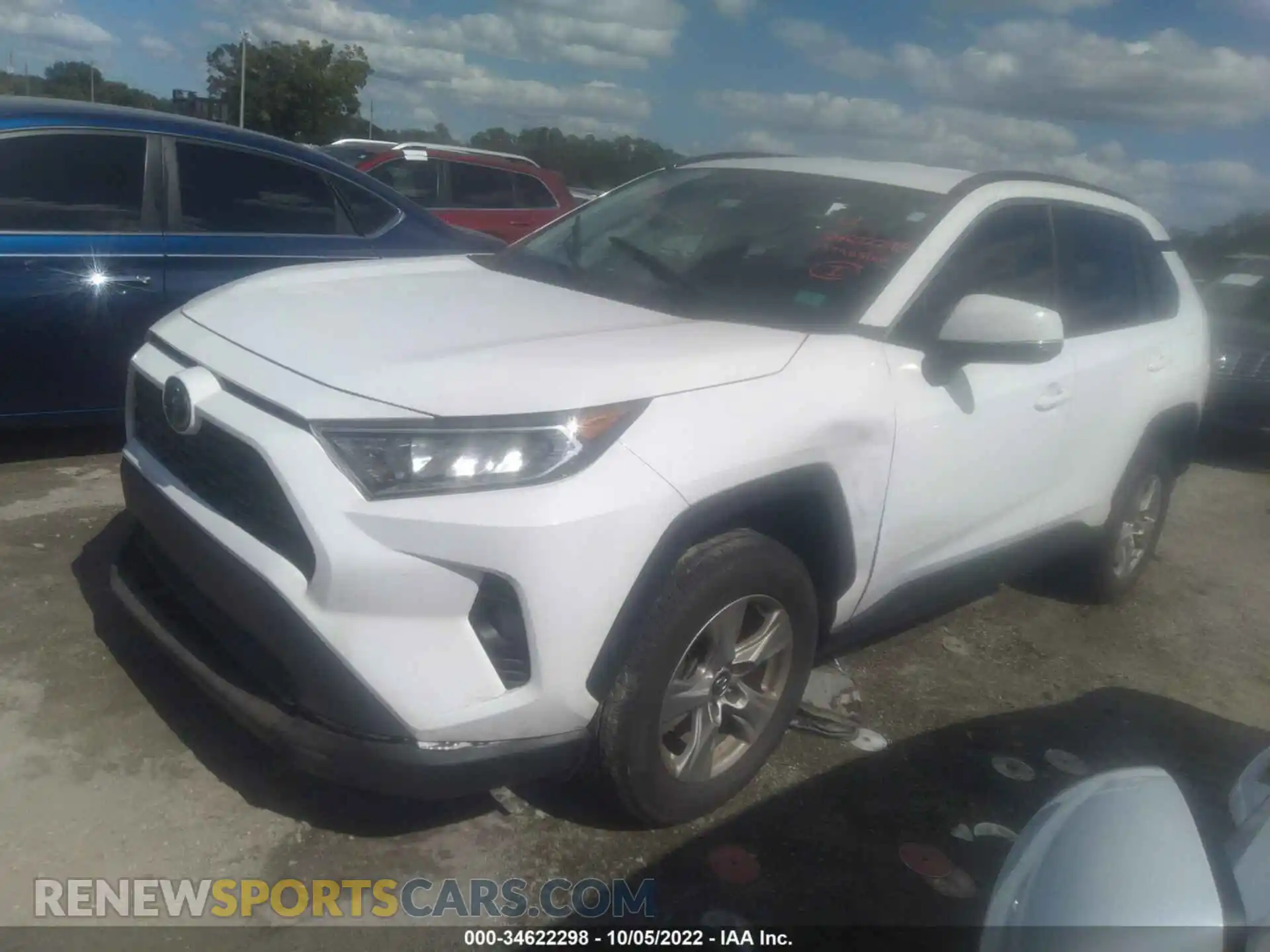2 Photograph of a damaged car 2T3W1RFV5LC060436 TOYOTA RAV4 2020