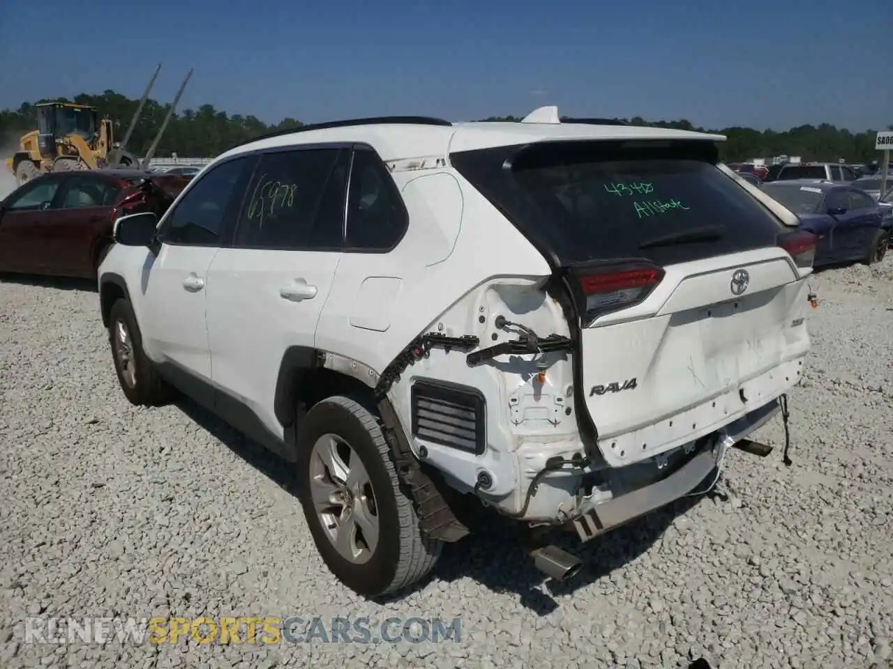 3 fotografías del automóvil dañado 2T3W1RFV5LW066929 TOYOTA RAV4 2020