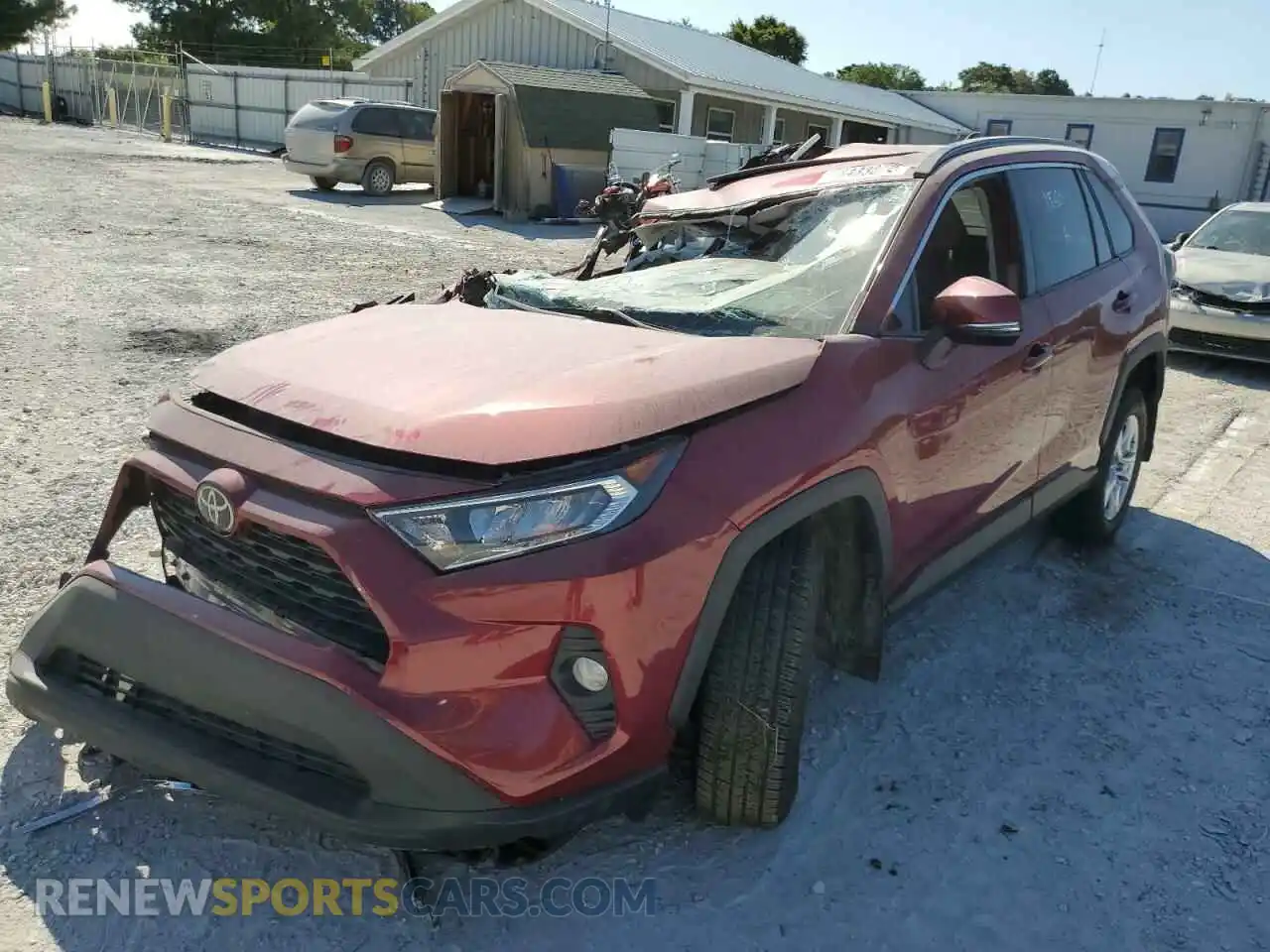 2 Photograph of a damaged car 2T3W1RFV6LC036520 TOYOTA RAV4 2020