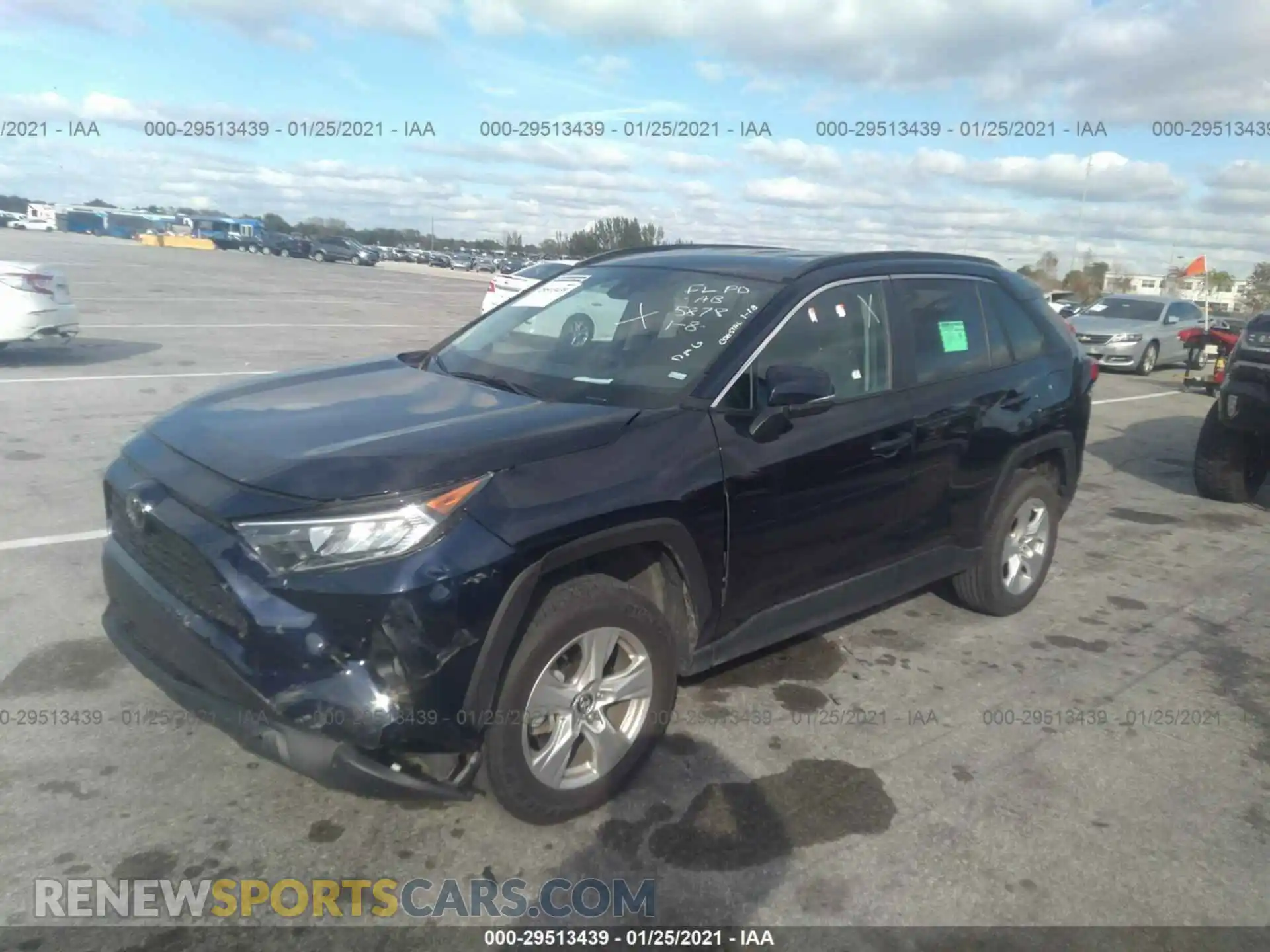 2 Photograph of a damaged car 2T3W1RFV6LC045878 TOYOTA RAV4 2020