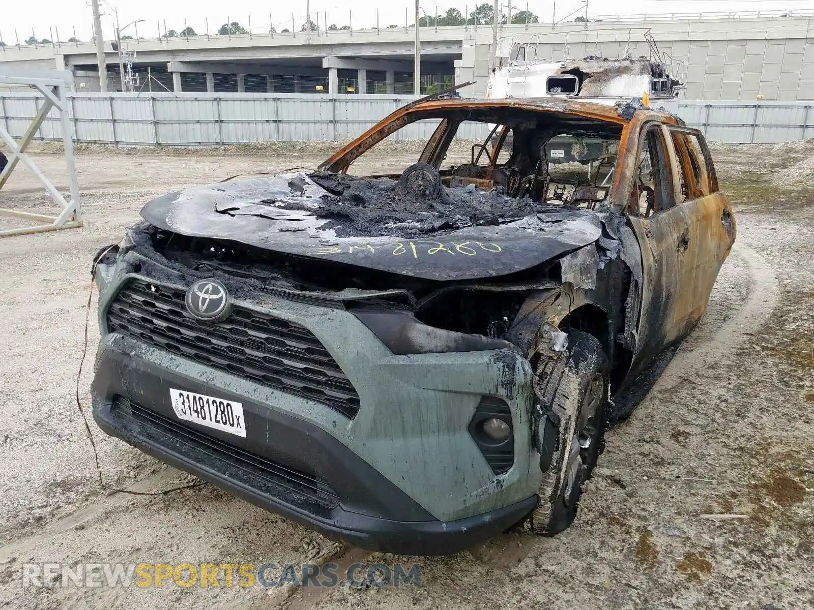 2 Photograph of a damaged car 2T3W1RFV6LC049235 TOYOTA RAV4 2020