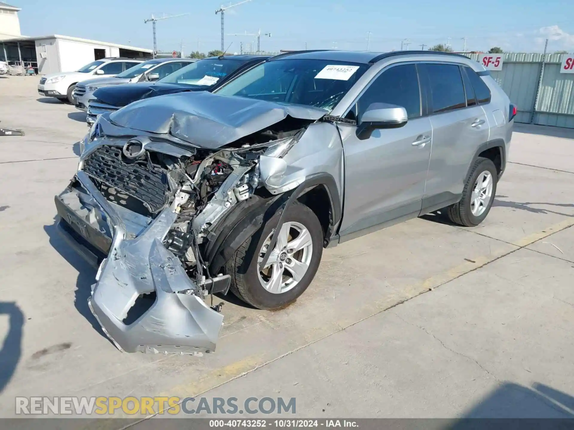 2 Photograph of a damaged car 2T3W1RFV6LW082072 TOYOTA RAV4 2020
