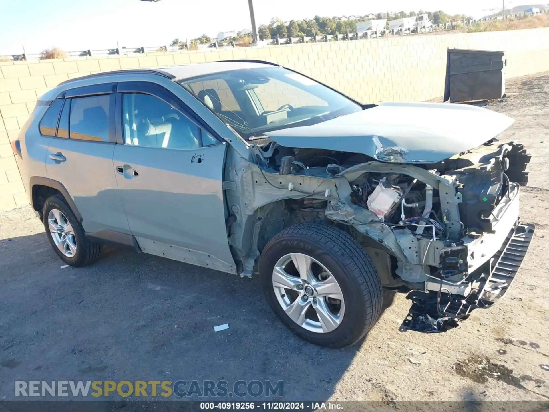 1 Photograph of a damaged car 2T3W1RFV7LC045954 TOYOTA RAV4 2020
