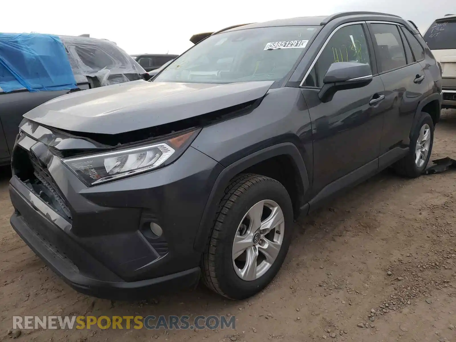2 Photograph of a damaged car 2T3W1RFV7LC051804 TOYOTA RAV4 2020