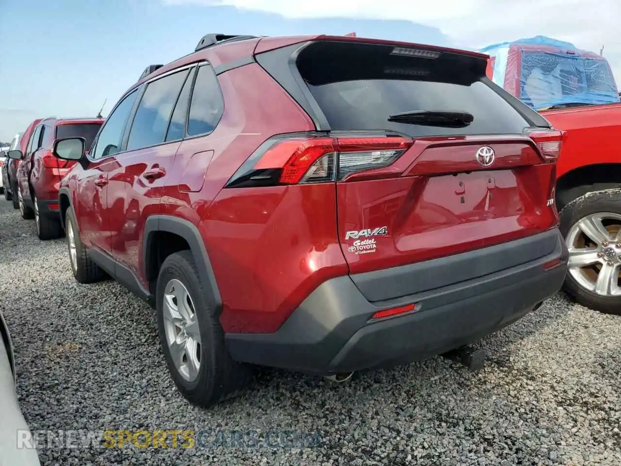 2 Photograph of a damaged car 2T3W1RFV7LC085242 TOYOTA RAV4 2020