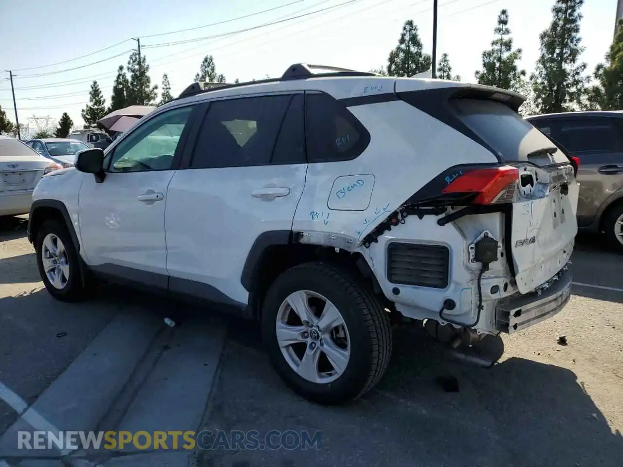 2 Photograph of a damaged car 2T3W1RFV7LW062168 TOYOTA RAV4 2020