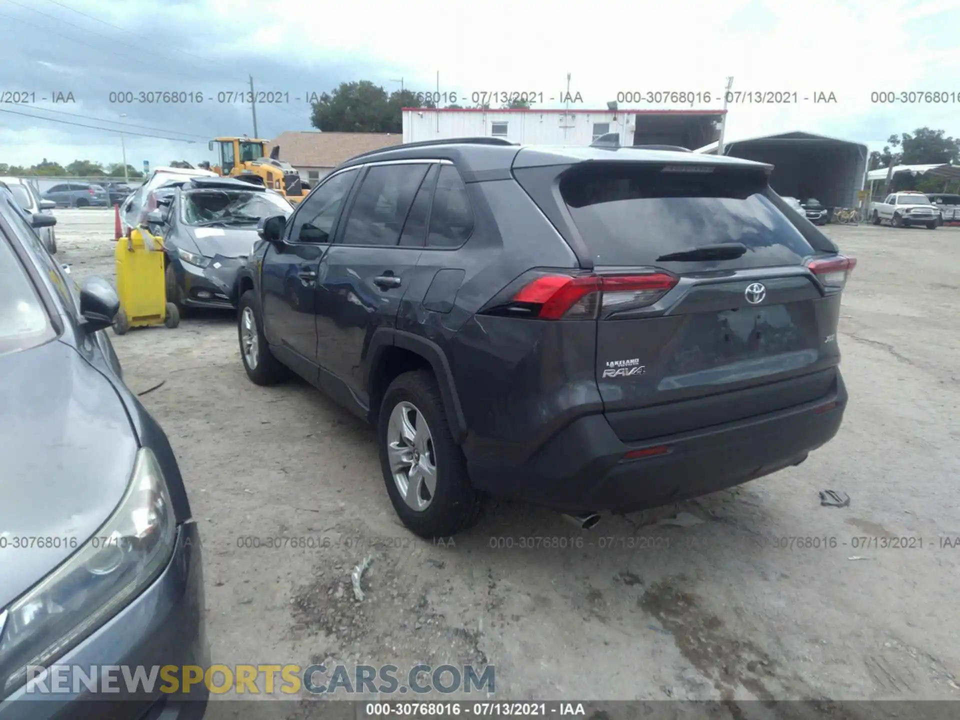 3 fotografías del automóvil dañado 2T3W1RFV7LW092741 TOYOTA RAV4 2020