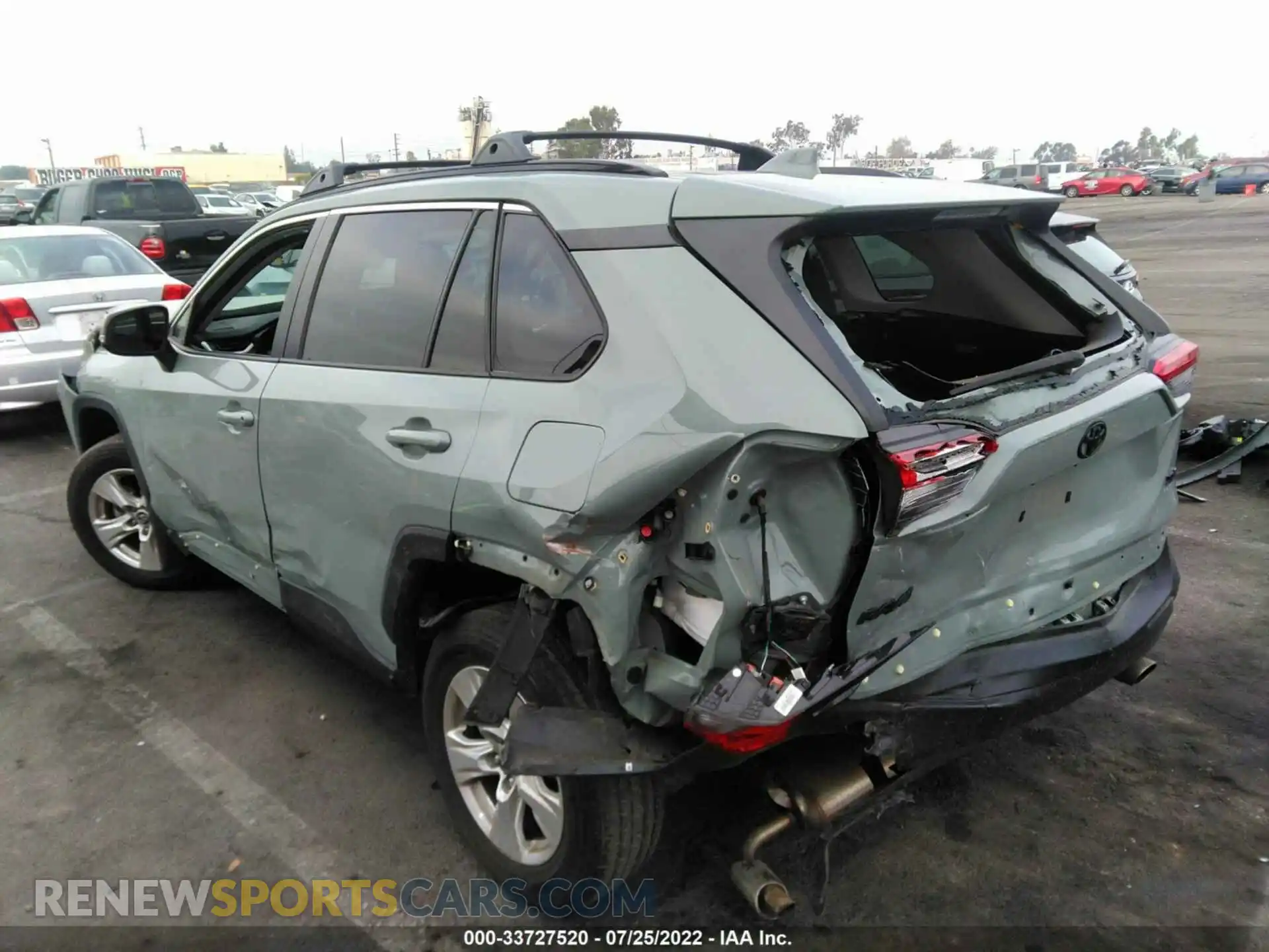 3 Photograph of a damaged car 2T3W1RFV7LW100336 TOYOTA RAV4 2020