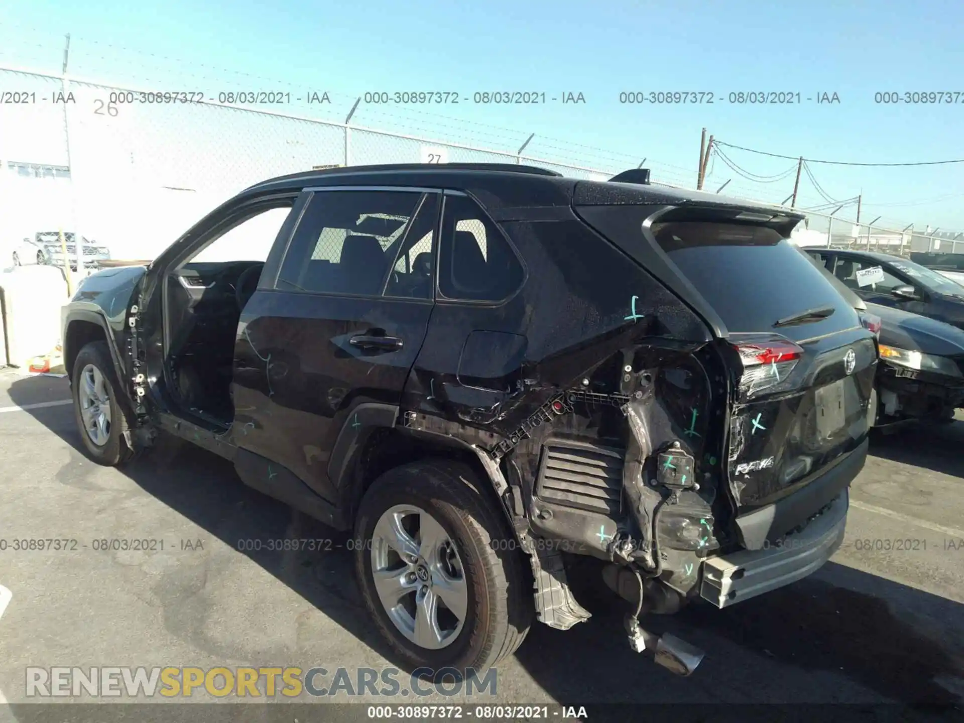 3 Photograph of a damaged car 2T3W1RFV8LC041024 TOYOTA RAV4 2020