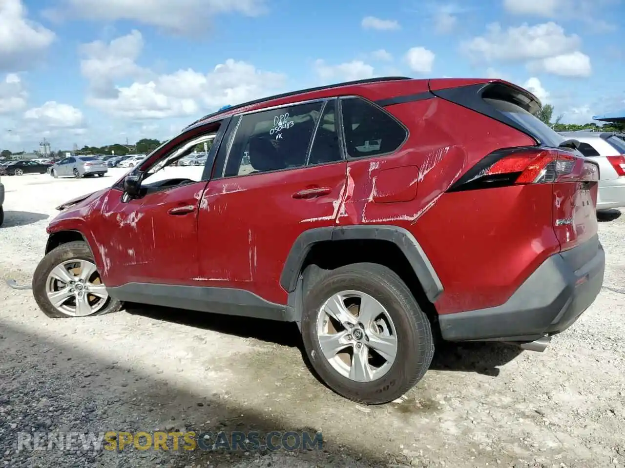 2 Photograph of a damaged car 2T3W1RFV8LC050483 TOYOTA RAV4 2020