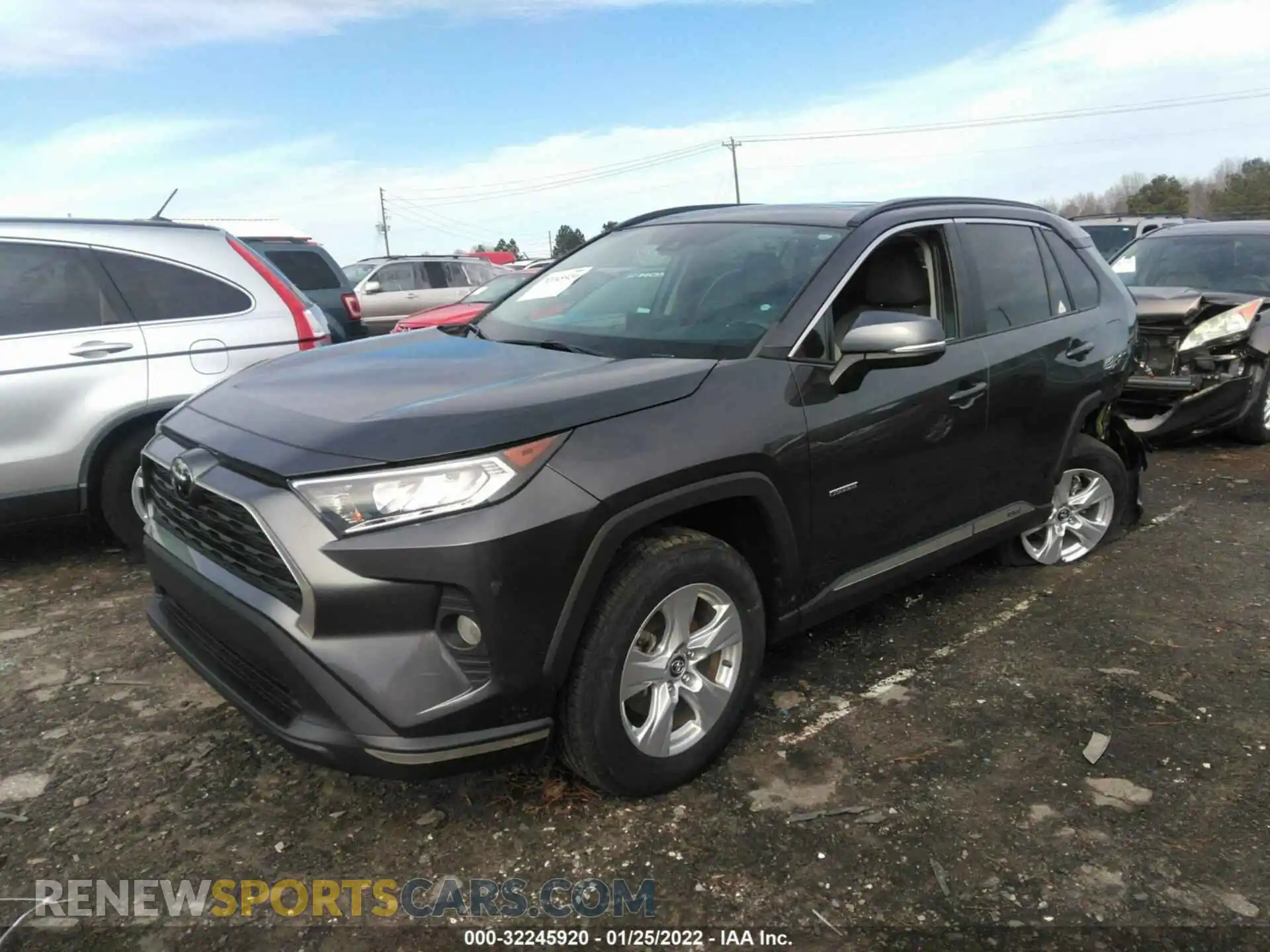 2 Photograph of a damaged car 2T3W1RFV8LW063362 TOYOTA RAV4 2020