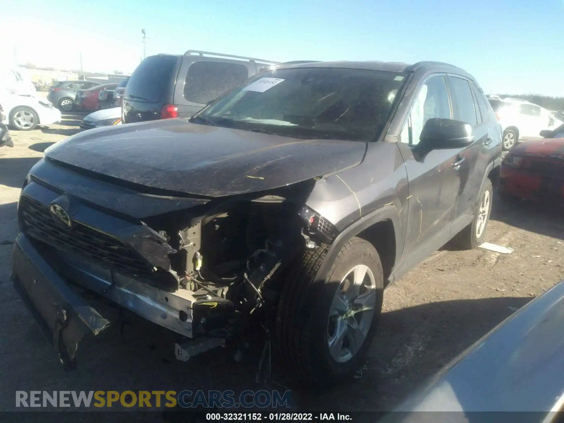 2 Photograph of a damaged car 2T3W1RFV8LW066536 TOYOTA RAV4 2020