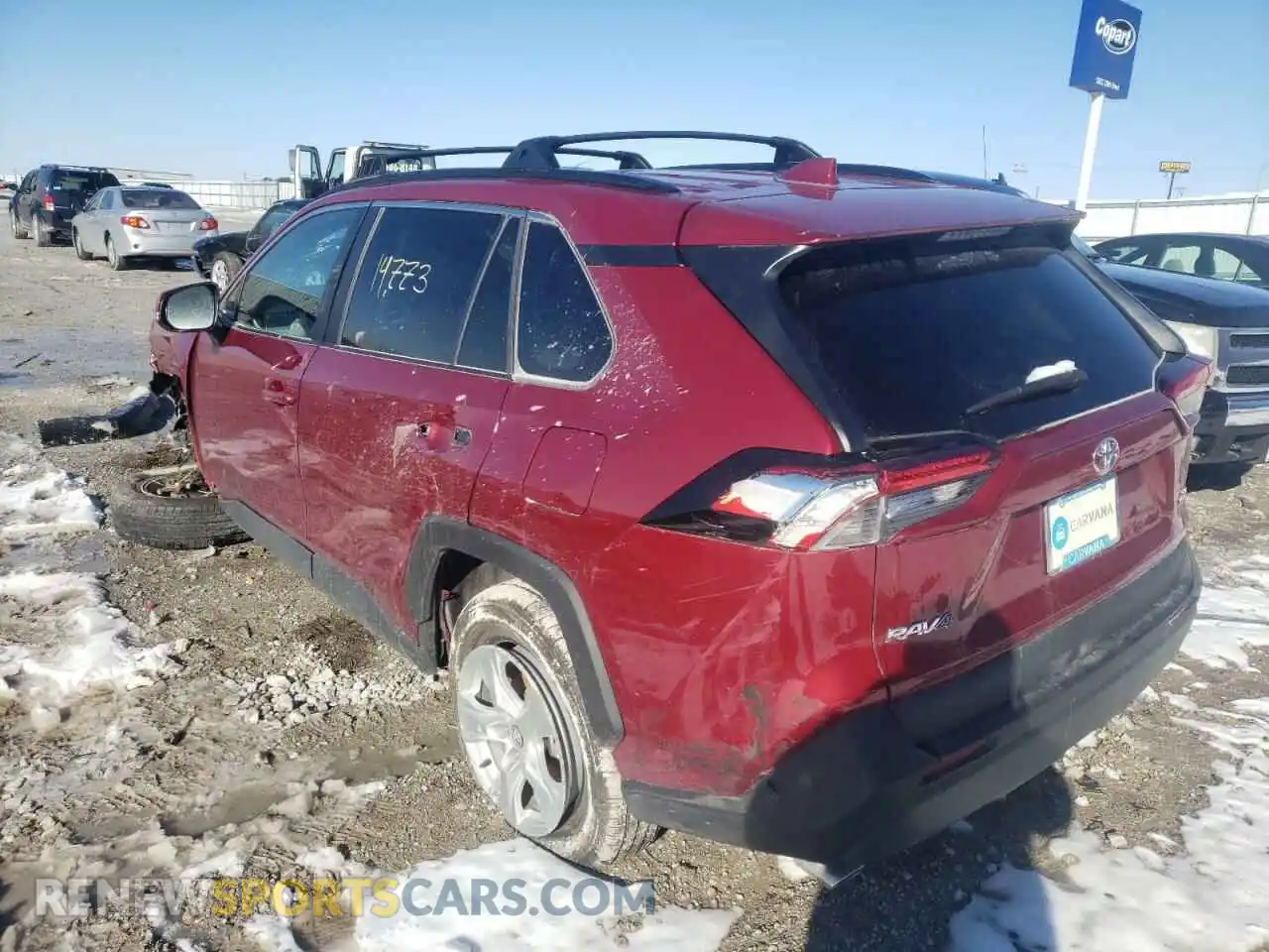 3 Photograph of a damaged car 2T3W1RFV8LW089671 TOYOTA RAV4 2020