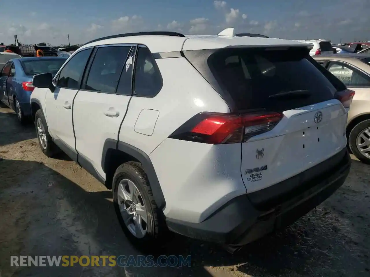2 Photograph of a damaged car 2T3W1RFV8LW090397 TOYOTA RAV4 2020