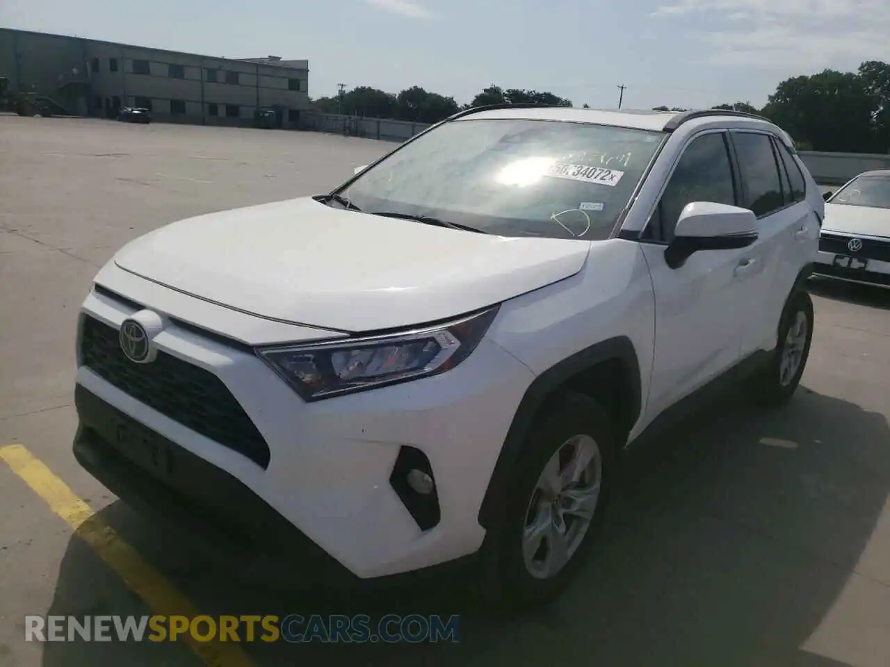 2 Photograph of a damaged car 2T3W1RFV9LC043641 TOYOTA RAV4 2020