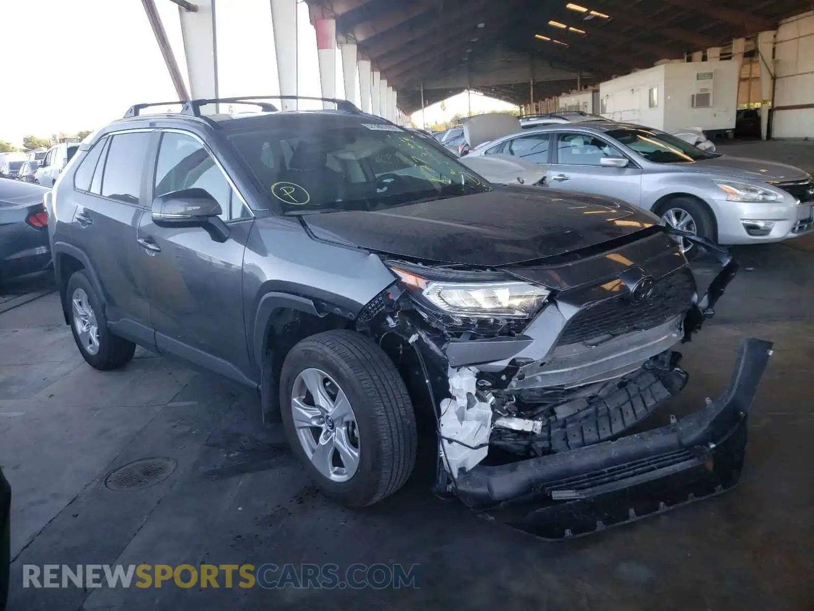 1 Photograph of a damaged car 2T3W1RFV9LC046944 TOYOTA RAV4 2020