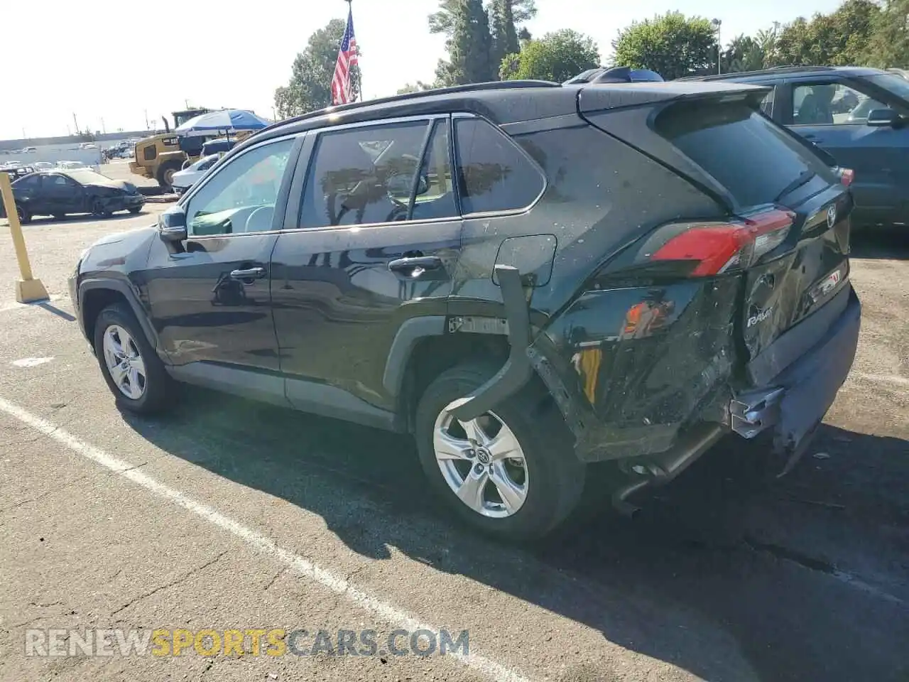 2 fotografías del automóvil dañado 2T3W1RFV9LC057717 TOYOTA RAV4 2020