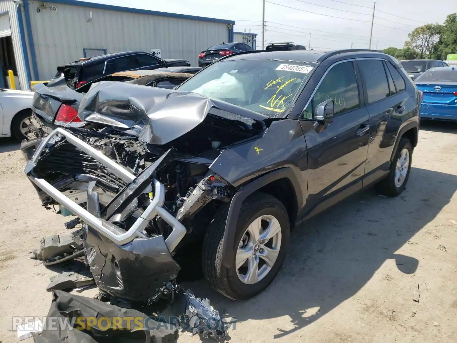 2 Photograph of a damaged car 2T3W1RFV9LC069012 TOYOTA RAV4 2020