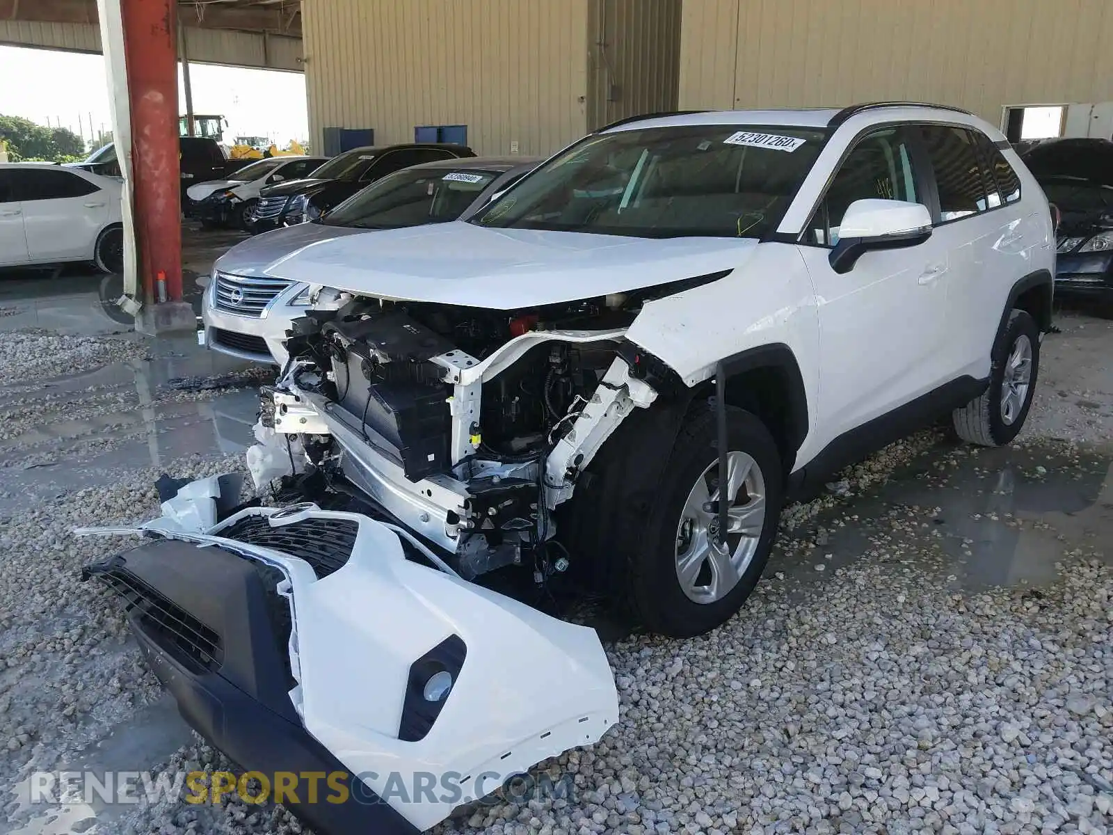 2 Photograph of a damaged car 2T3W1RFV9LC073660 TOYOTA RAV4 2020