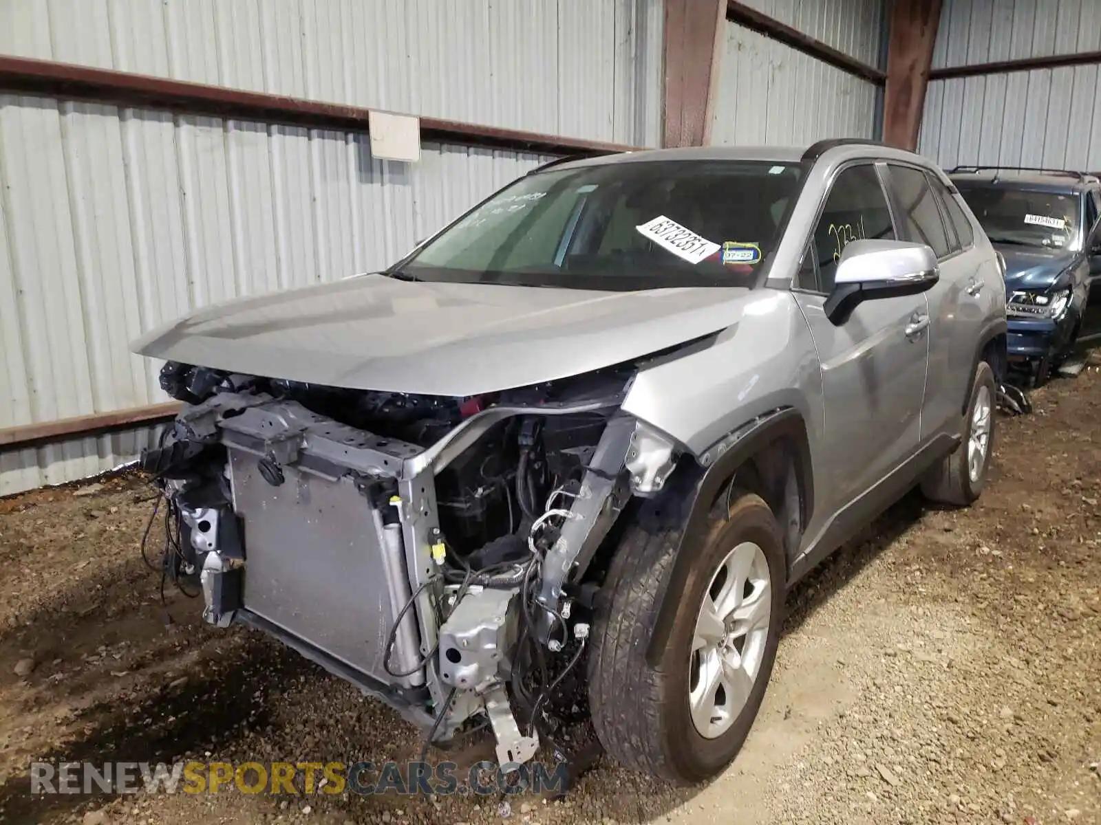 2 Photograph of a damaged car 2T3W1RFV9LW085693 TOYOTA RAV4 2020