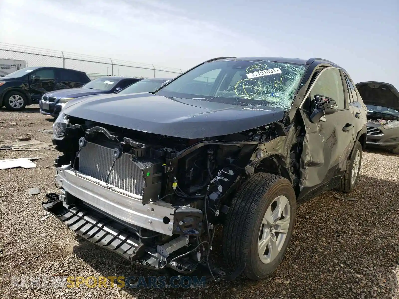 2 Photograph of a damaged car 2T3W1RFV9LW097276 TOYOTA RAV4 2020